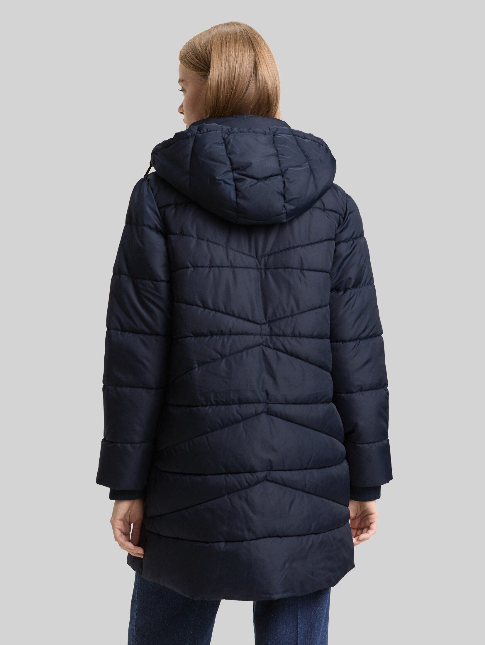 TOM TAILOR Denim Steppmantel Jacken Puffermantel mit abnehmbarer Kapuze