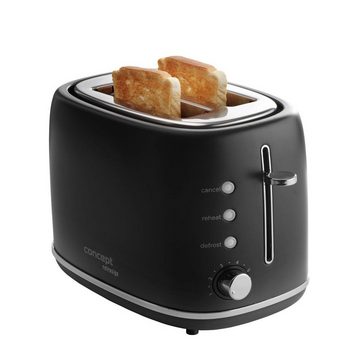 Concept Toaster TE2064, 85 cm, 220 -240 V, 50/60 Hz, 870 W, 29 x 17,8 x 18,7 cm