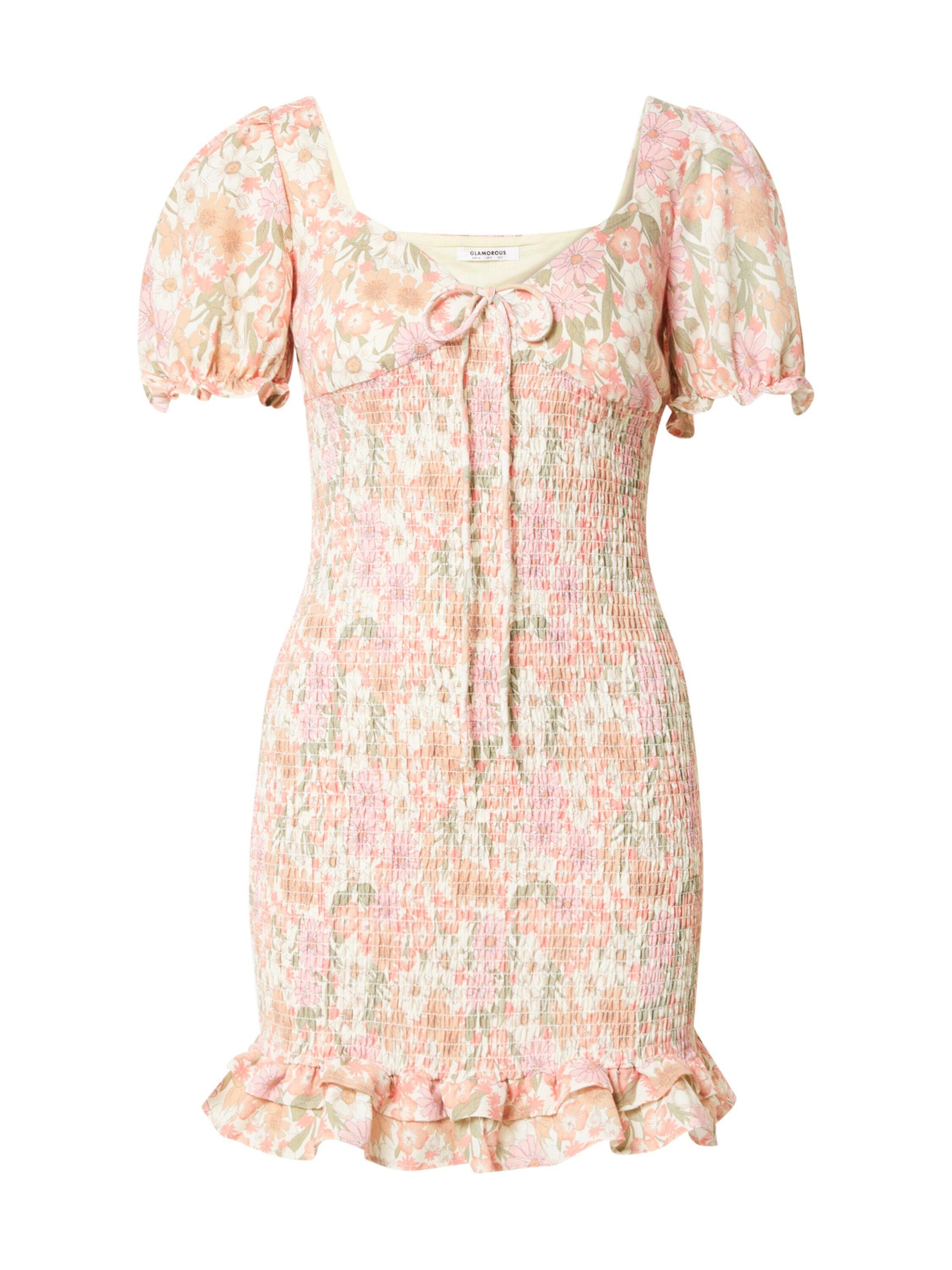 Glamorous Minikleid (1-tlg) Drapiert/gerafft