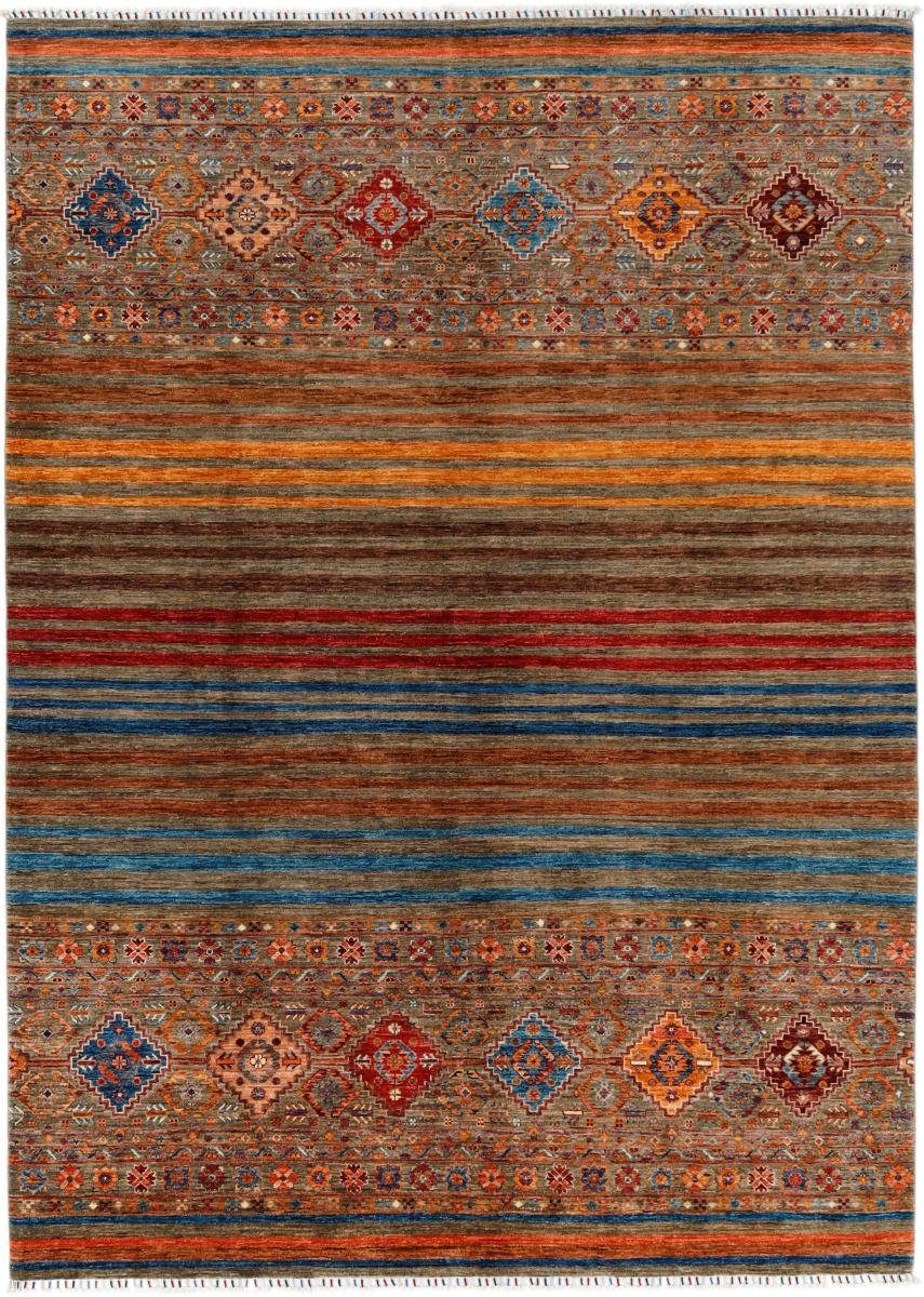 Orientteppich Arijana Shaal 214x297 Handgeknüpfter Orientteppich, Nain Trading, rechteckig, Höhe: 5 mm