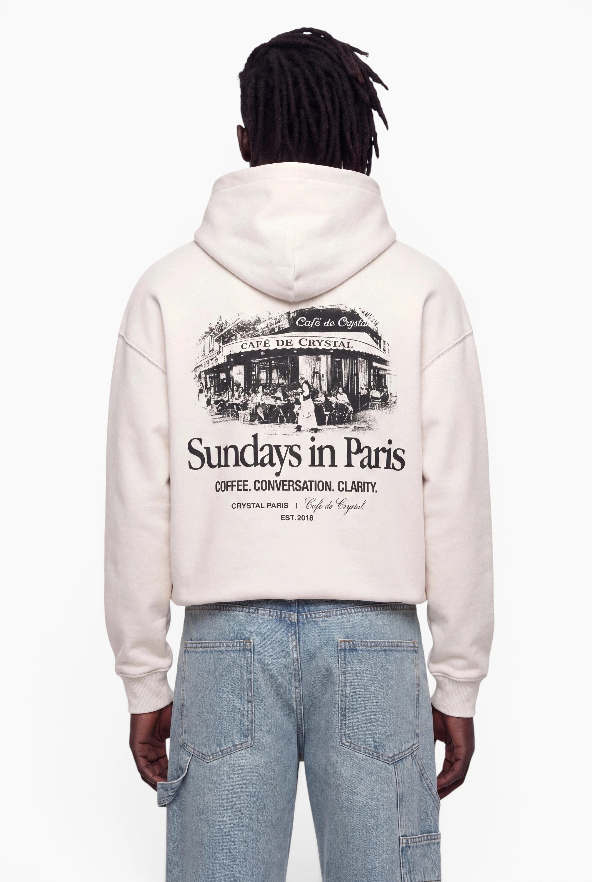 Crystal Paris Kapuzenpullover Cafe (1-tlg)