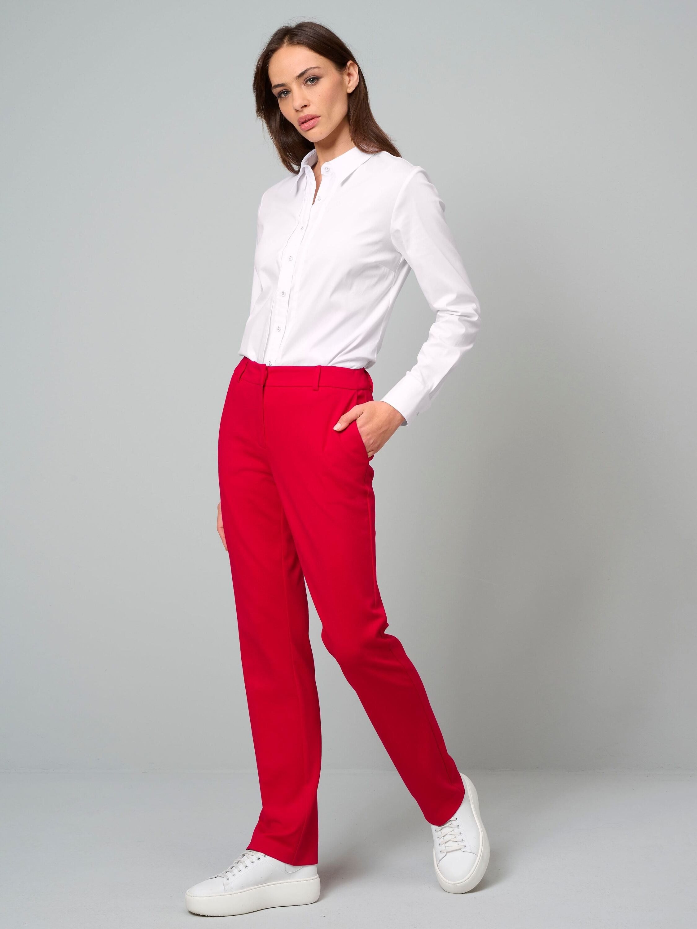 Alba Moda Stoffhose Hose mit geradem Bein