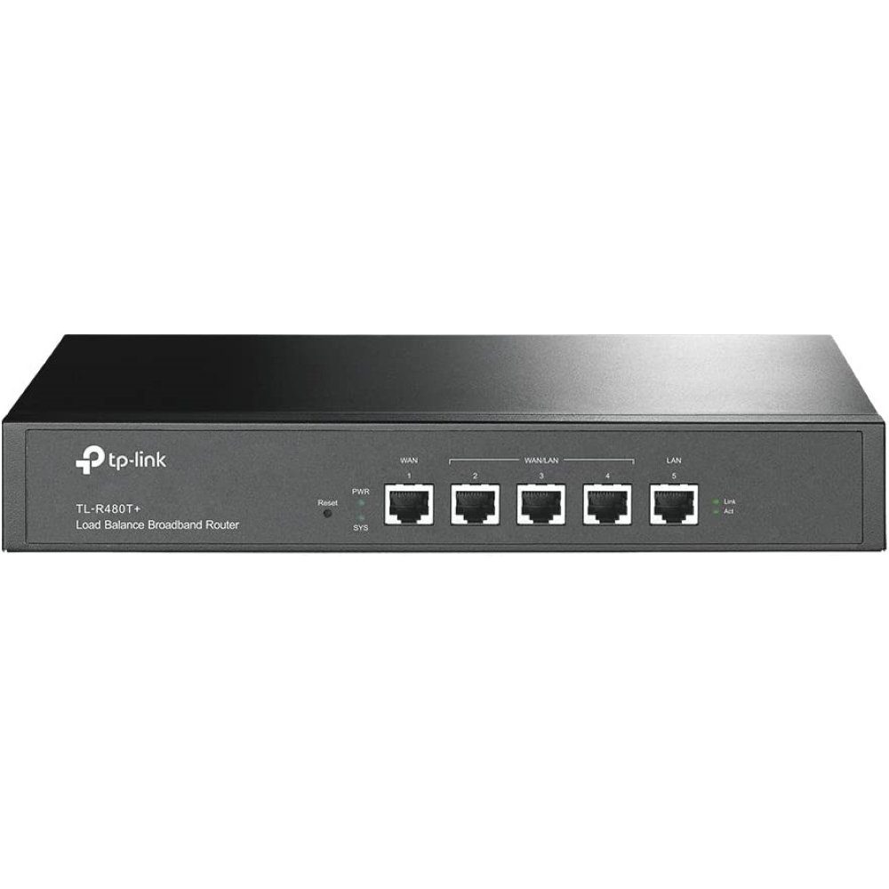 TP-Link TL-R480T+ Version 6.0 - WAN Router - schwarz LAN-Router | Router