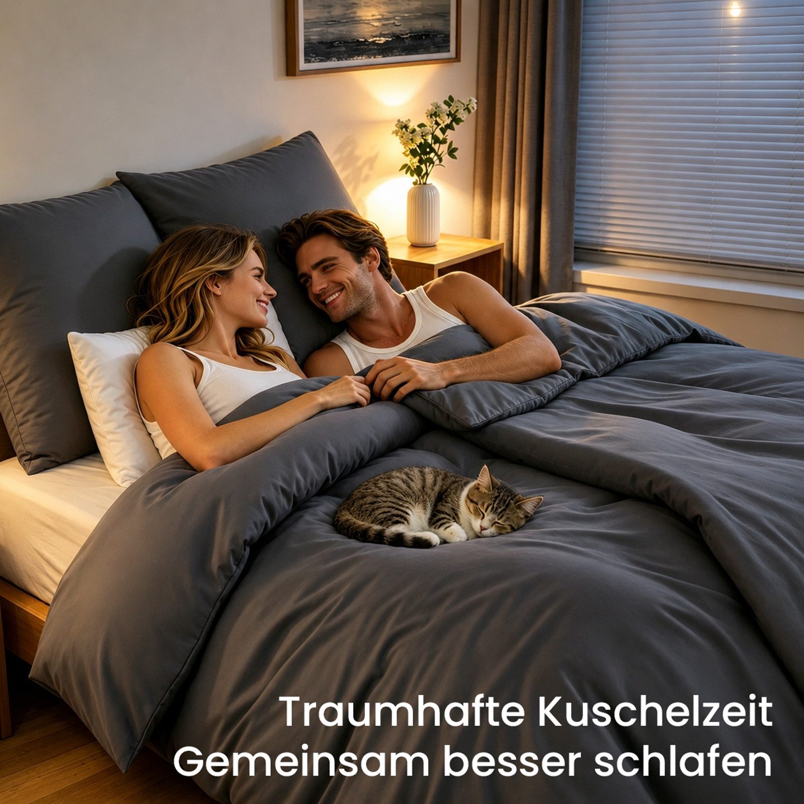 Topfinel Bettwäsche 135 x 200 4 teilig Leicht flanell mit reißverschluss kühlend bügelfrei, 90g/m² Flanell und Mikrofaser, 2 teilig, bettwäsche 135 x 200 sale einfarbig frühling sommer herbst winter
