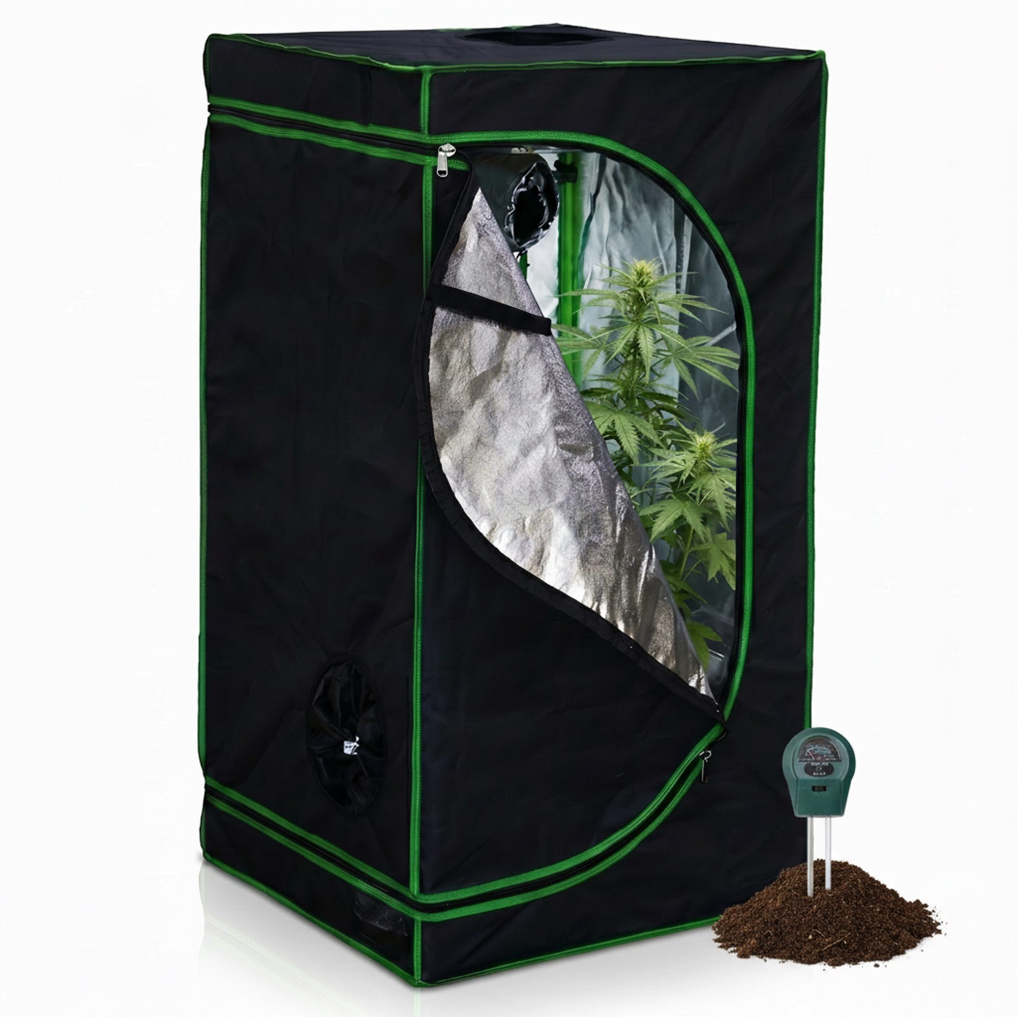Gewächshaus Growbox Indoor Gewächshaus Pflanzenzelt Zuchtzelt Growroom Darkroom