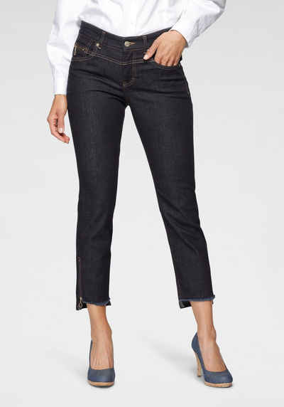 MAC Ankle-Jeans »Rich-Slim Chic« Hinten etwas länger als vorne geschnitten