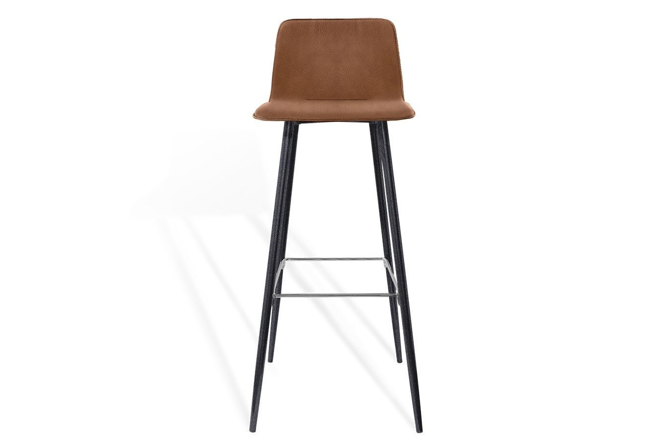 KFF Barhocker Barhocker Maverick Leder braun H 106 cm