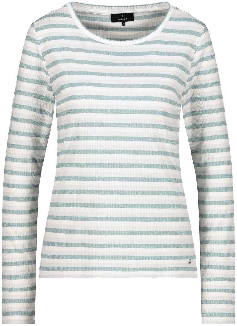 Monari Rundhalsshirt mit Streifen günstig online kaufen