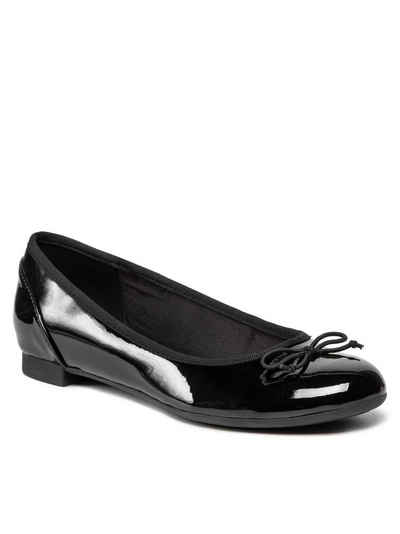 Clarks Ballerinas Couture Bloom 261154754 Black Pat Ballerina