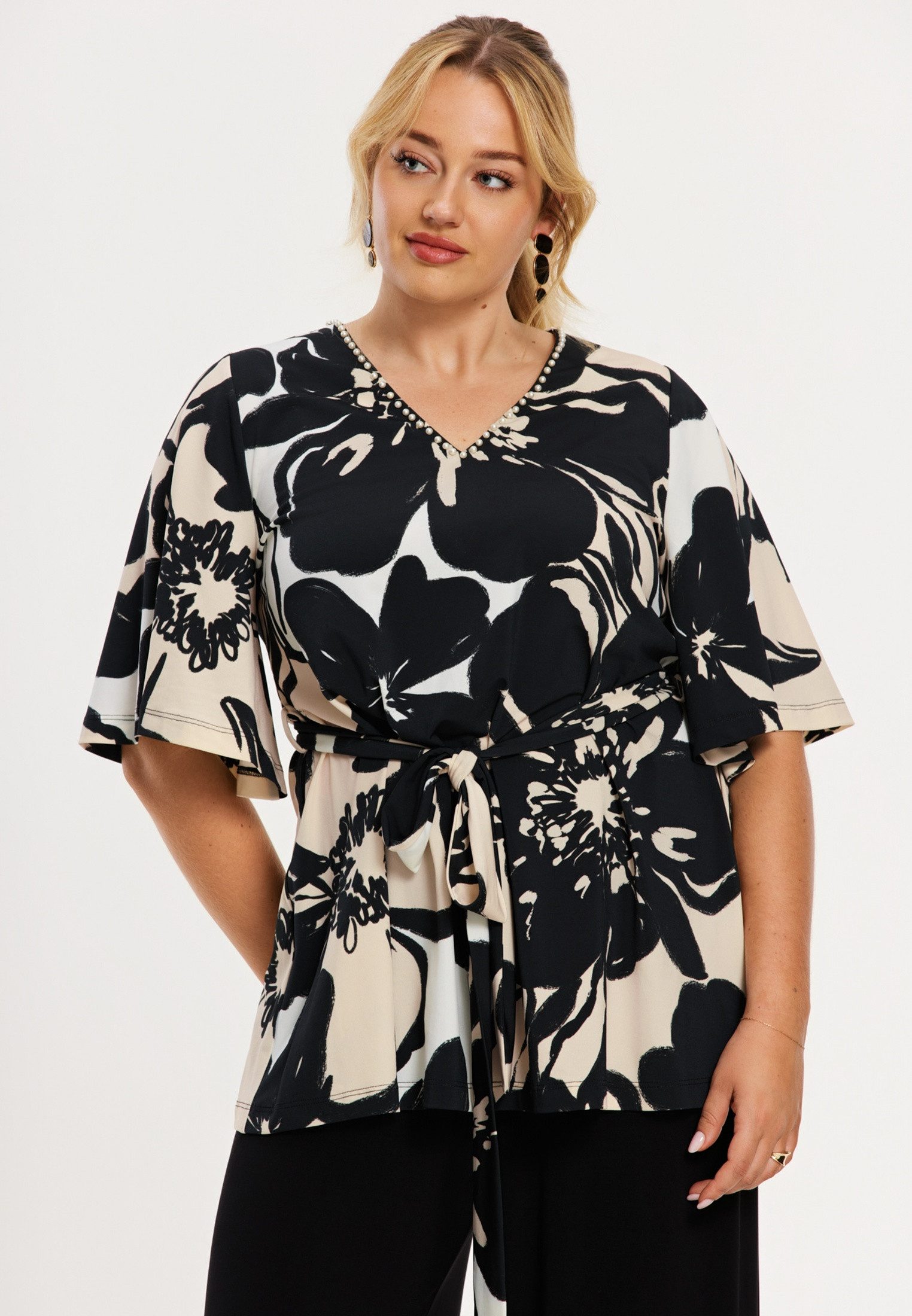 Tunika Damen Tunika mit Druck