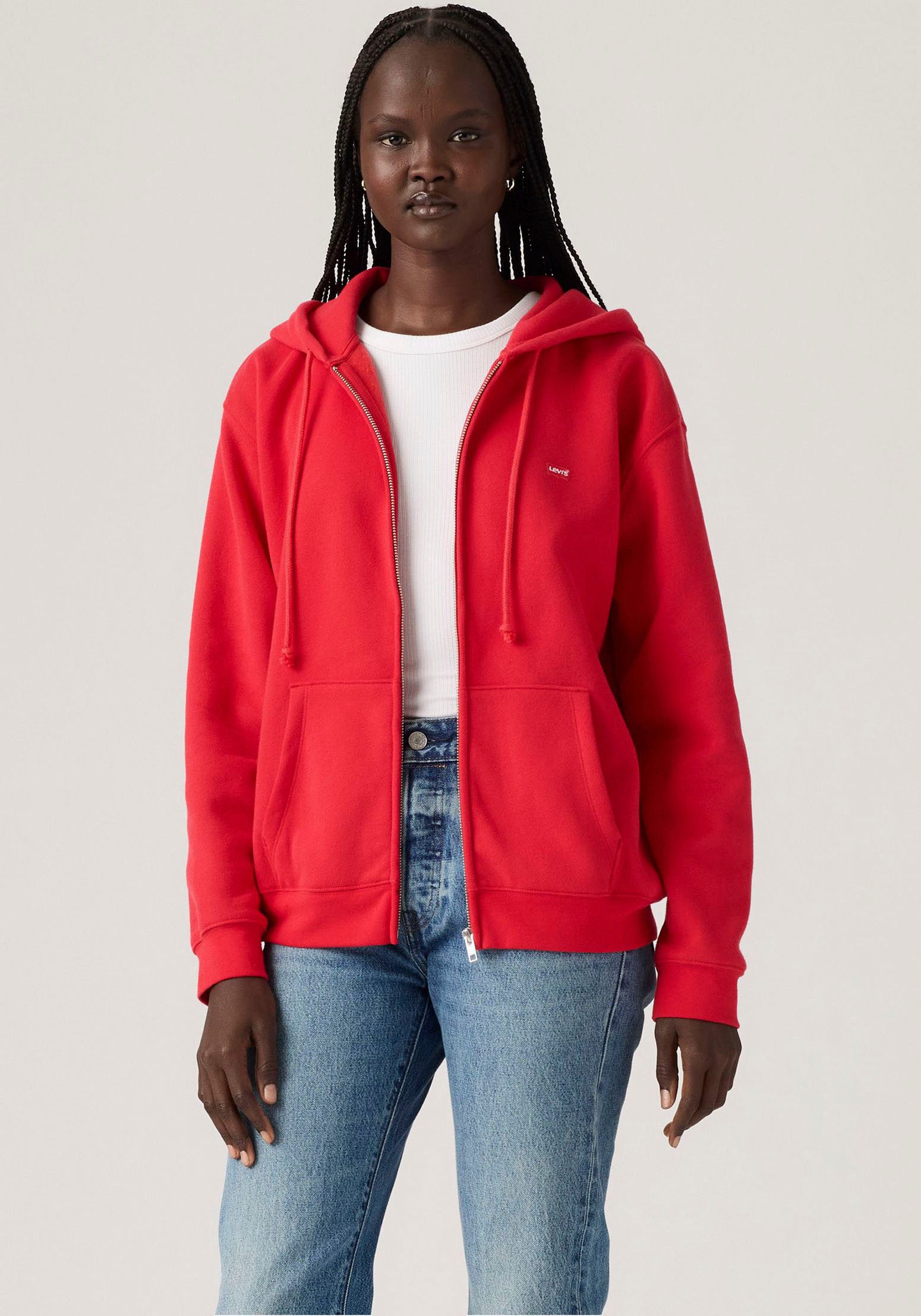 Levi's® Kapuzensweatjacke EVERYDAY ZIP HOODIE mit Logo Stickerei günstig online kaufen