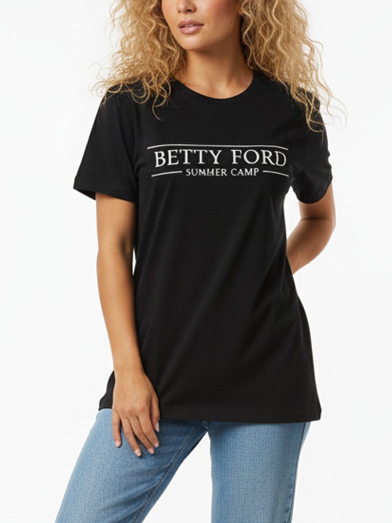 MAKAYA T-Shirt Damen Lustige Sprüche Alkohol Bier Wein - Betty Ford Summer günstig online kaufen