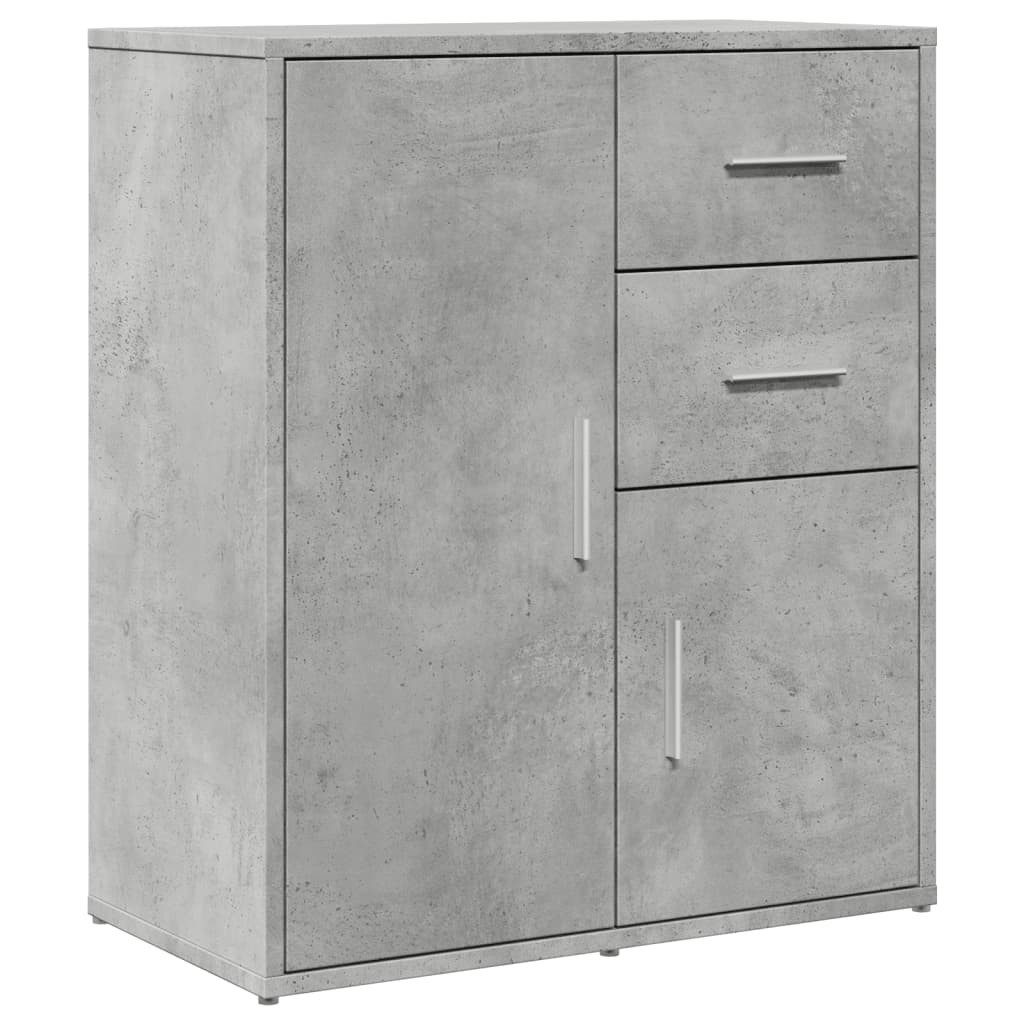 vidaXL Sideboard Sideboard Betongrau 60x31x70 cm Holzwerkstoff (1 St) günstig online kaufen