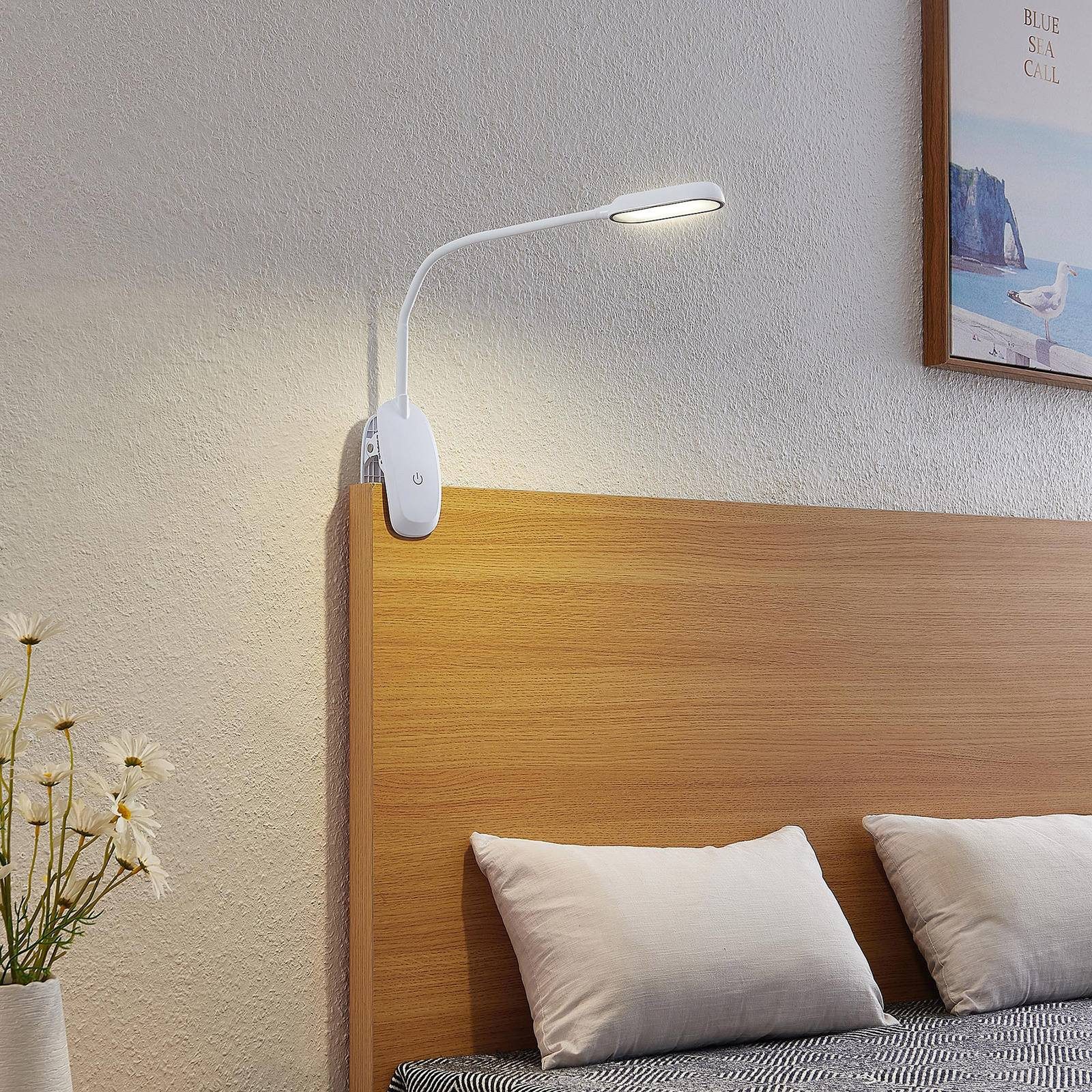 Prios Klemmleuchte Najari, Enthalten, 1 x 4 W LED, universalweiß
