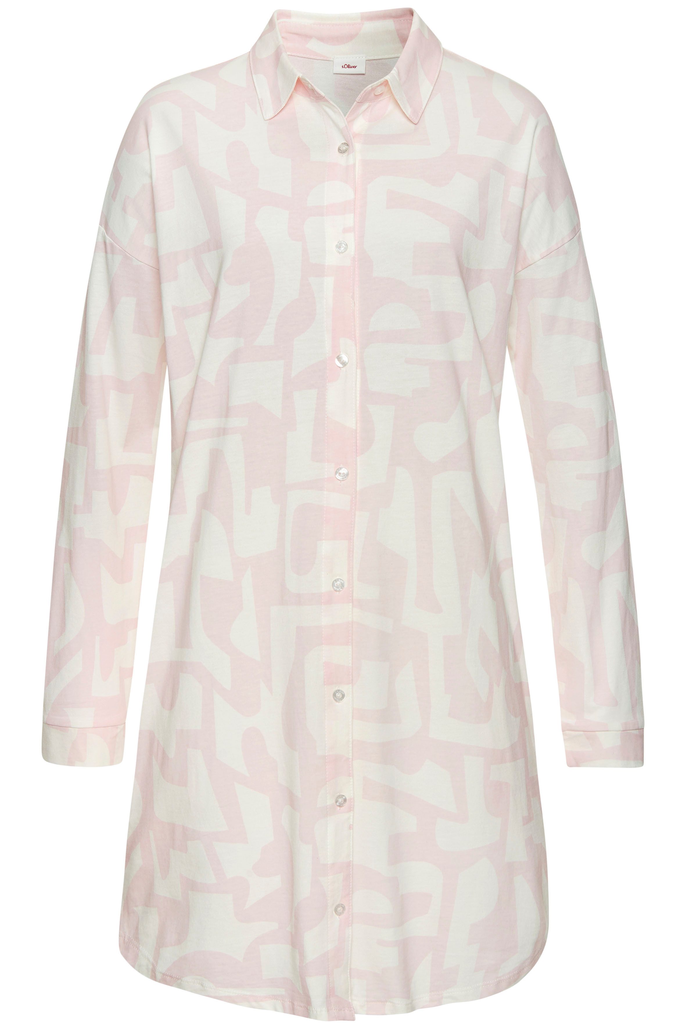 s.Oliver Nachthemd mit grafischem Print