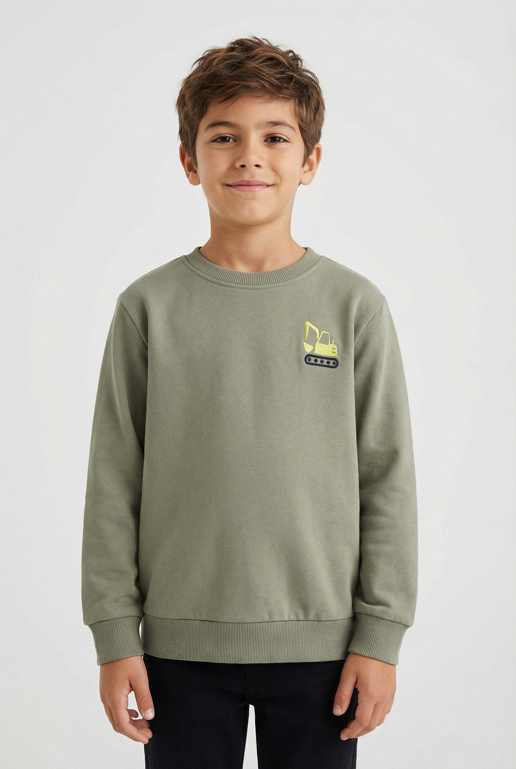 Name It Sweatshirt NMMVALLEN LS NREG SWEAT BRU