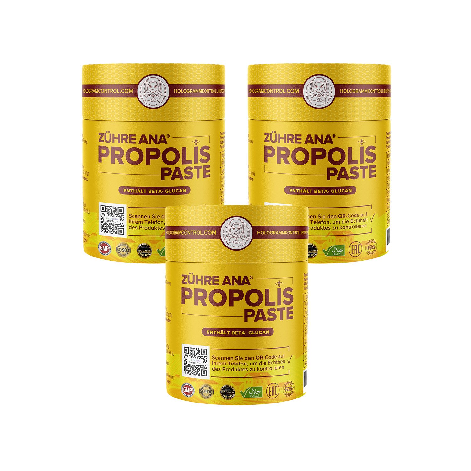 Zühre Ana® Propolis Paste – Natürliches Gelée Royale Paste, 720 g, Propolis-Paste – 100 % natürlich! Bienenmilch.