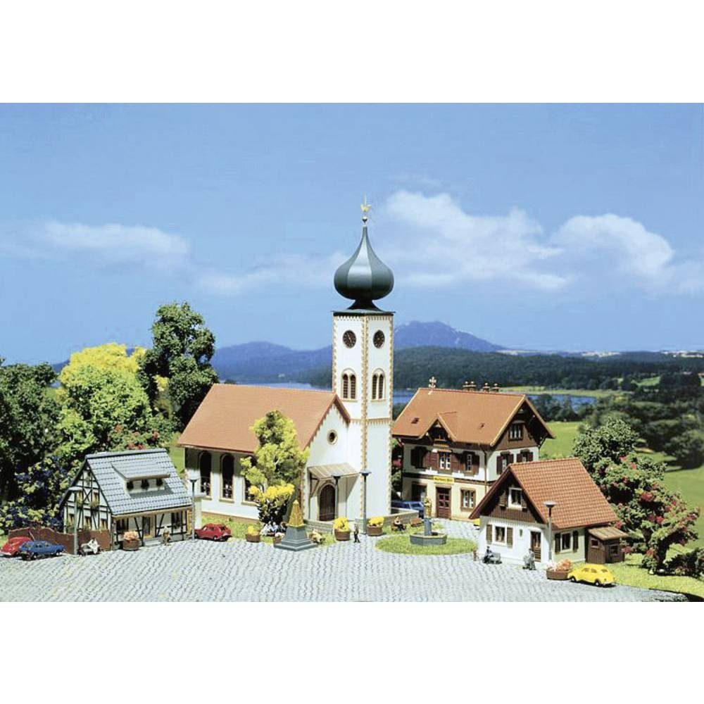 Modelleisenbahn-Gebäude Z Dorfset