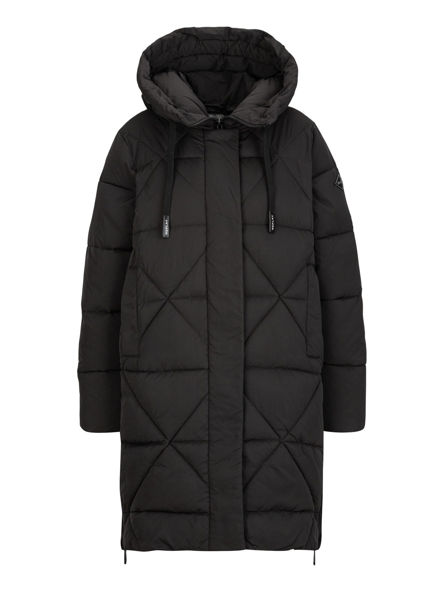 Replay Parka Fine Poly Silky Touch Fabric