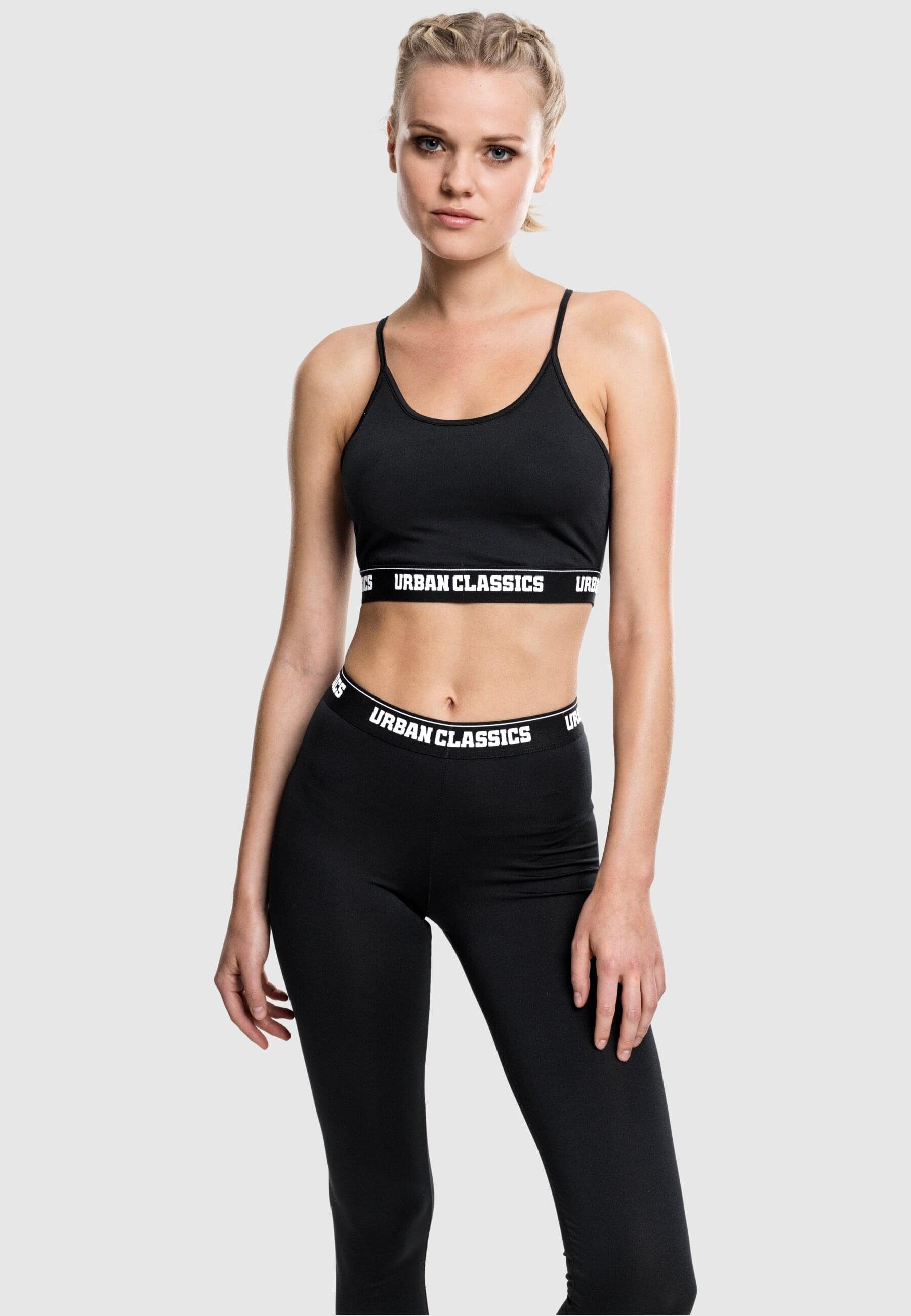 Ladies CLASSICS URBAN Sports Sports Bra TB1659 Damen black Sport-BH