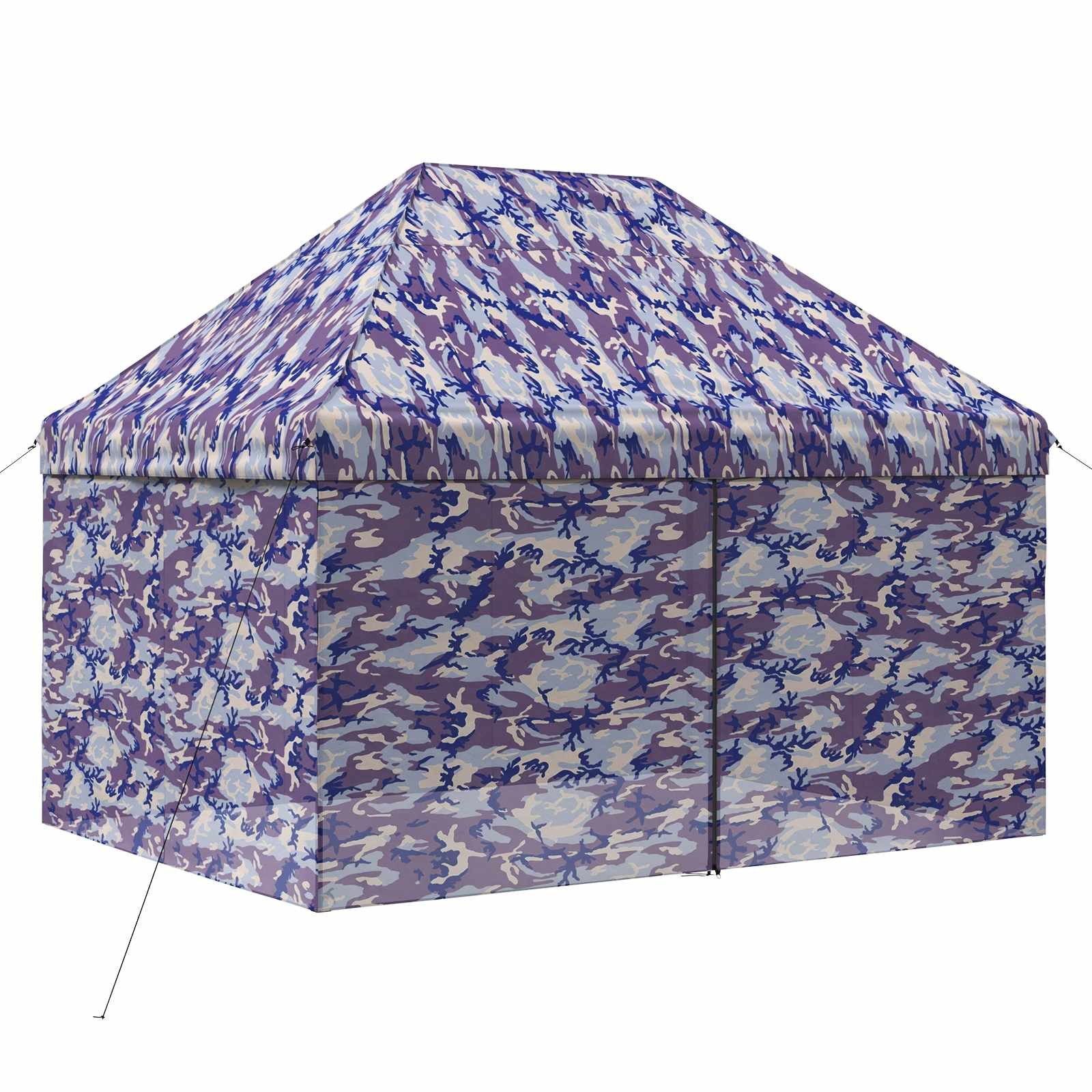 vidaXL Partyzelt Pop-up Pavillon mit 4 Seitenwänden 2,95 x 4,1 m