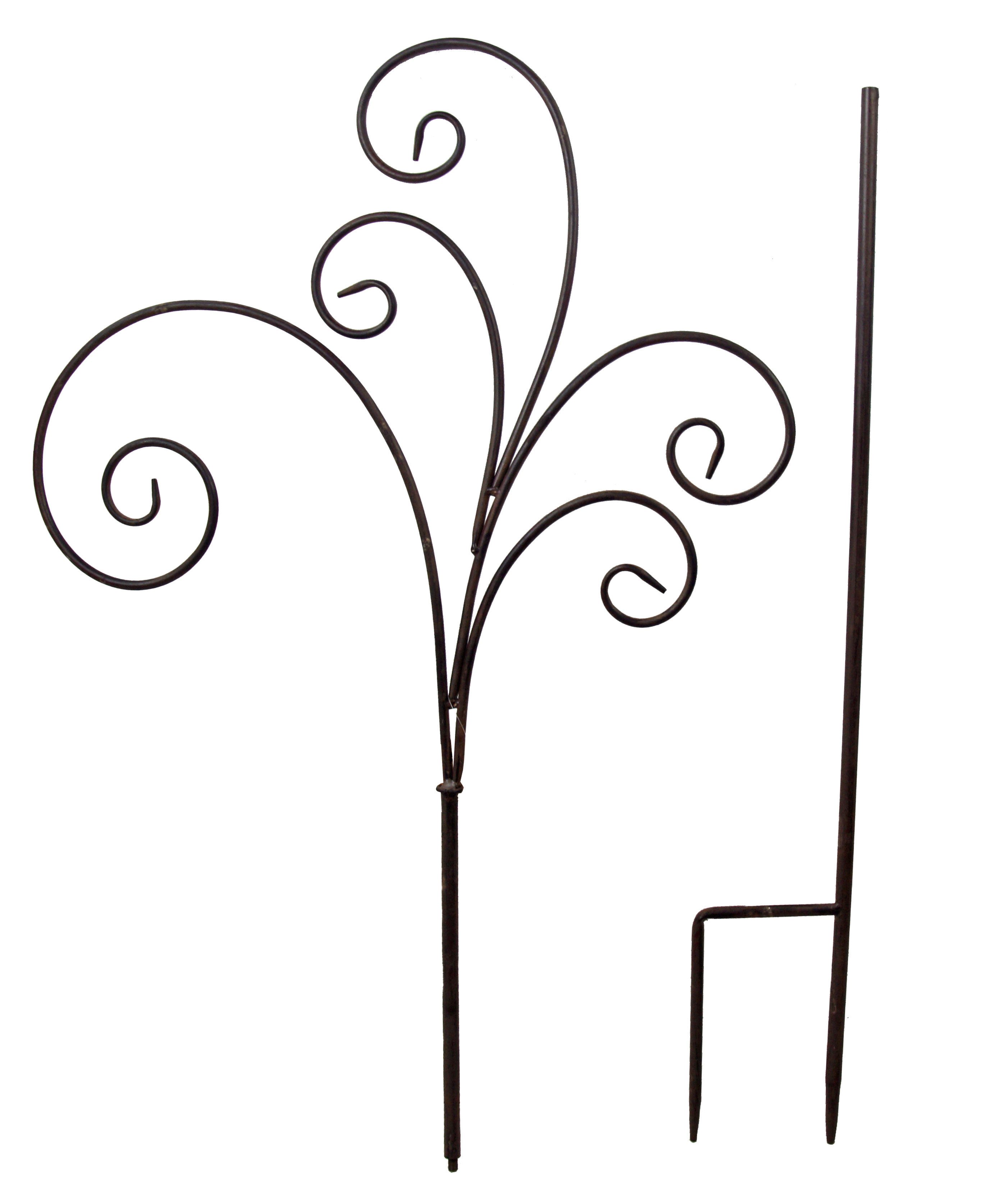 Selle San Marco Gartenstecker Rankstab mit eleganten Schwüngen: Der "Magic Bloom" Bischofsstab (1-St) zum schrauben
