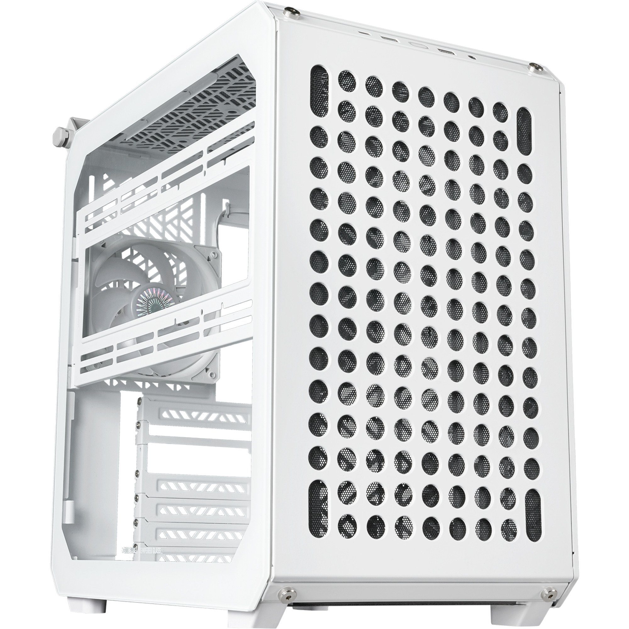 PC-Gehäuse Cooler Master Qube 500 Flatpack White Edition