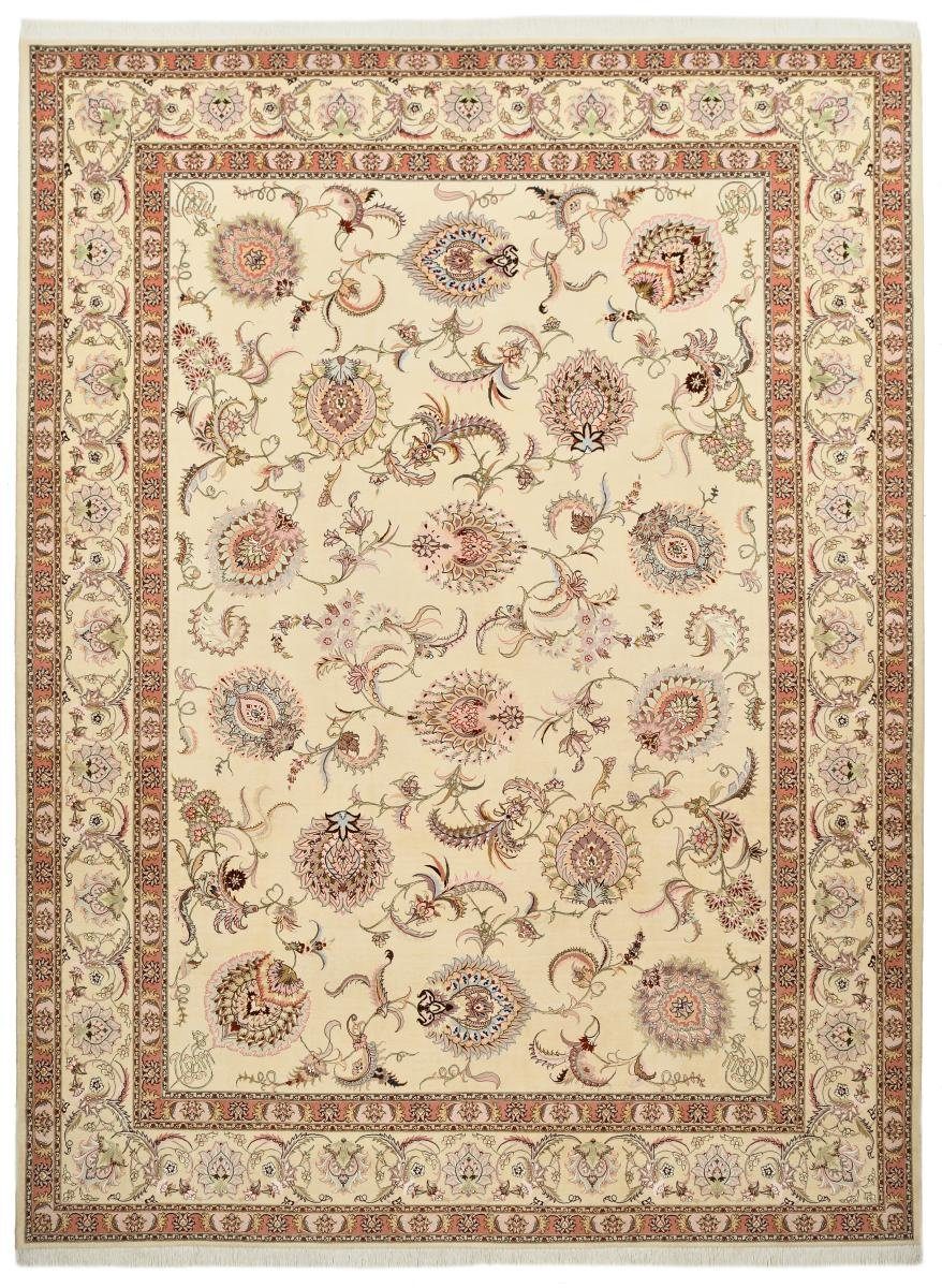 Handgeknüpfter / Orientteppich Höhe: Perserteppich, rechteckig, 50Raj Trading, Täbriz Orientteppich Nain 256x346 7 mm