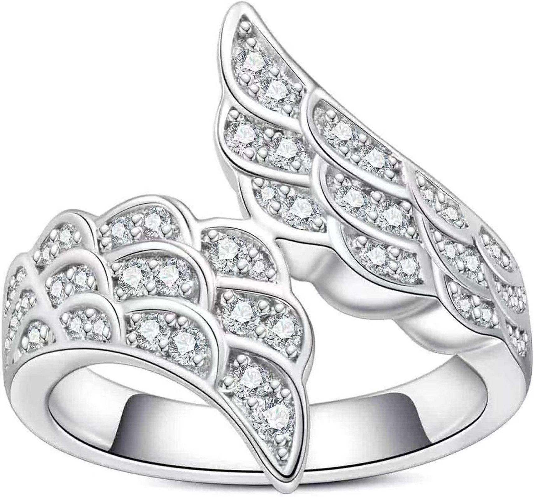 Jumpeak Diamantring Lm Labor gezüchteter Diamantring,D/E,VVS/VS,Damen-Diamantring,Ring men, Geschenk für frau, tochter geschenk, Freund geschenk