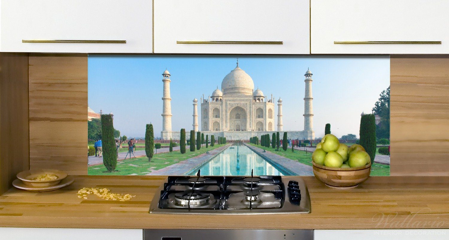 in Mausoleum (1-tlg) Indien, Mahal Wallario Küchenrückwand Taj -