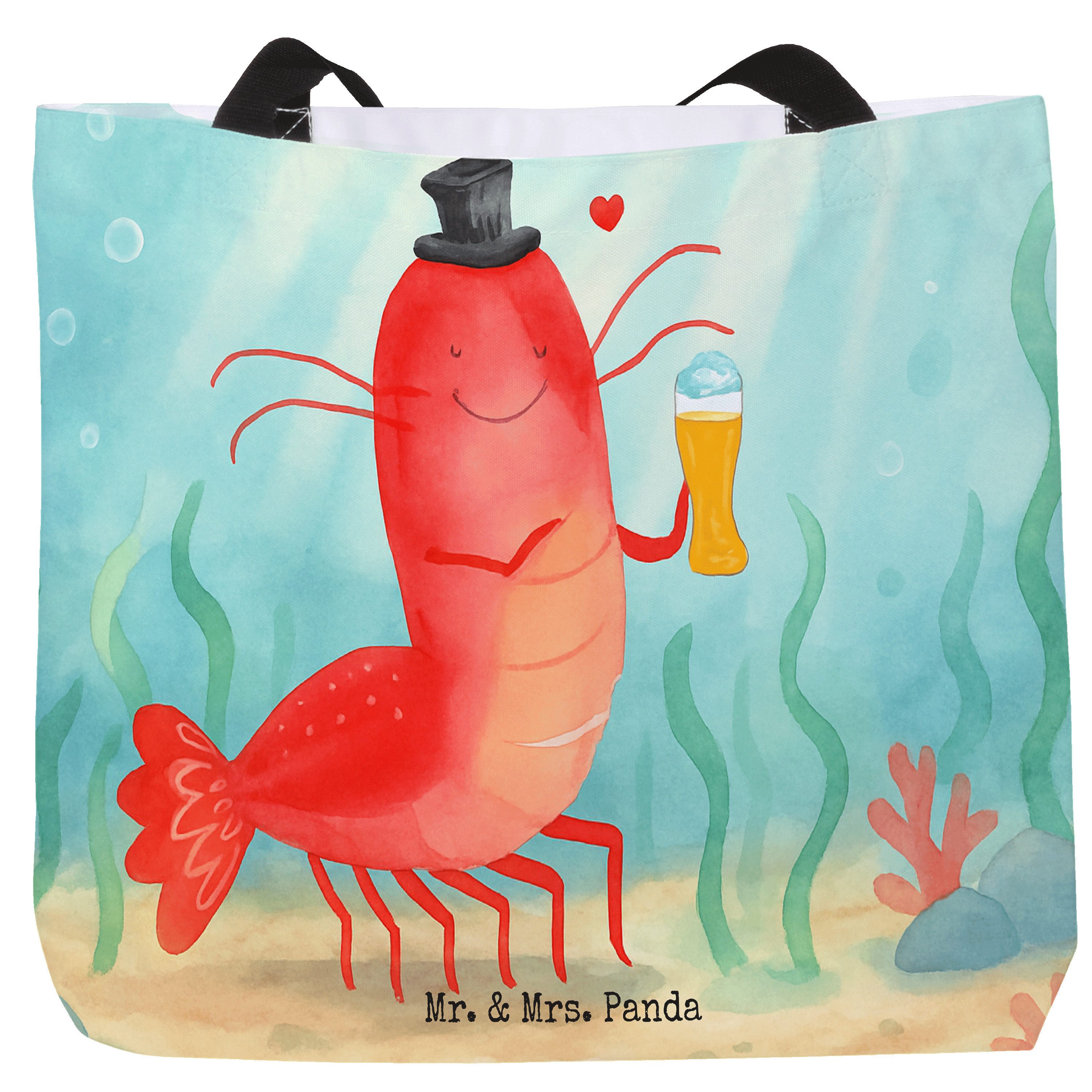 Shopper Hummer Weizen Design, Tote Bag, Weiß, Beutel, Meer, Tasche, Gasthaus