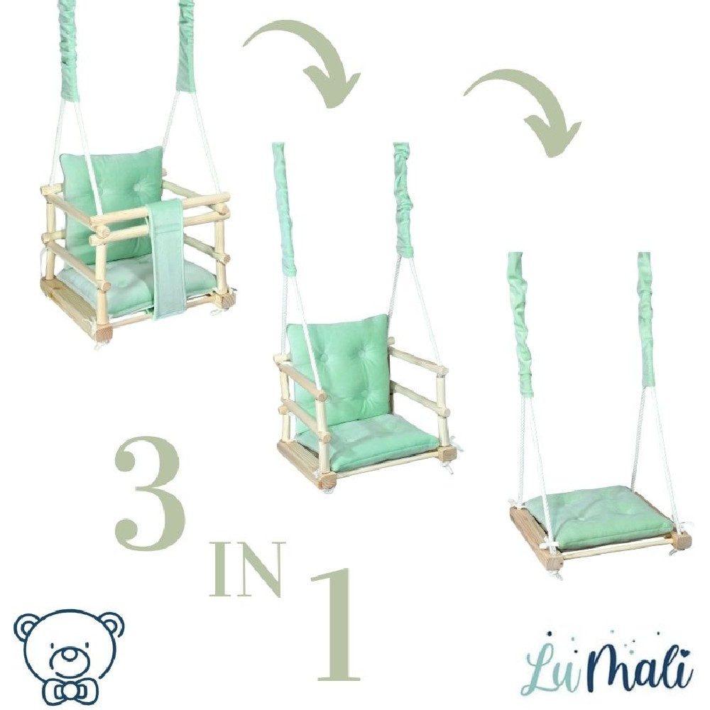LuMali Babyschaukel Babyschaukel aus Holz - günstig online kaufen