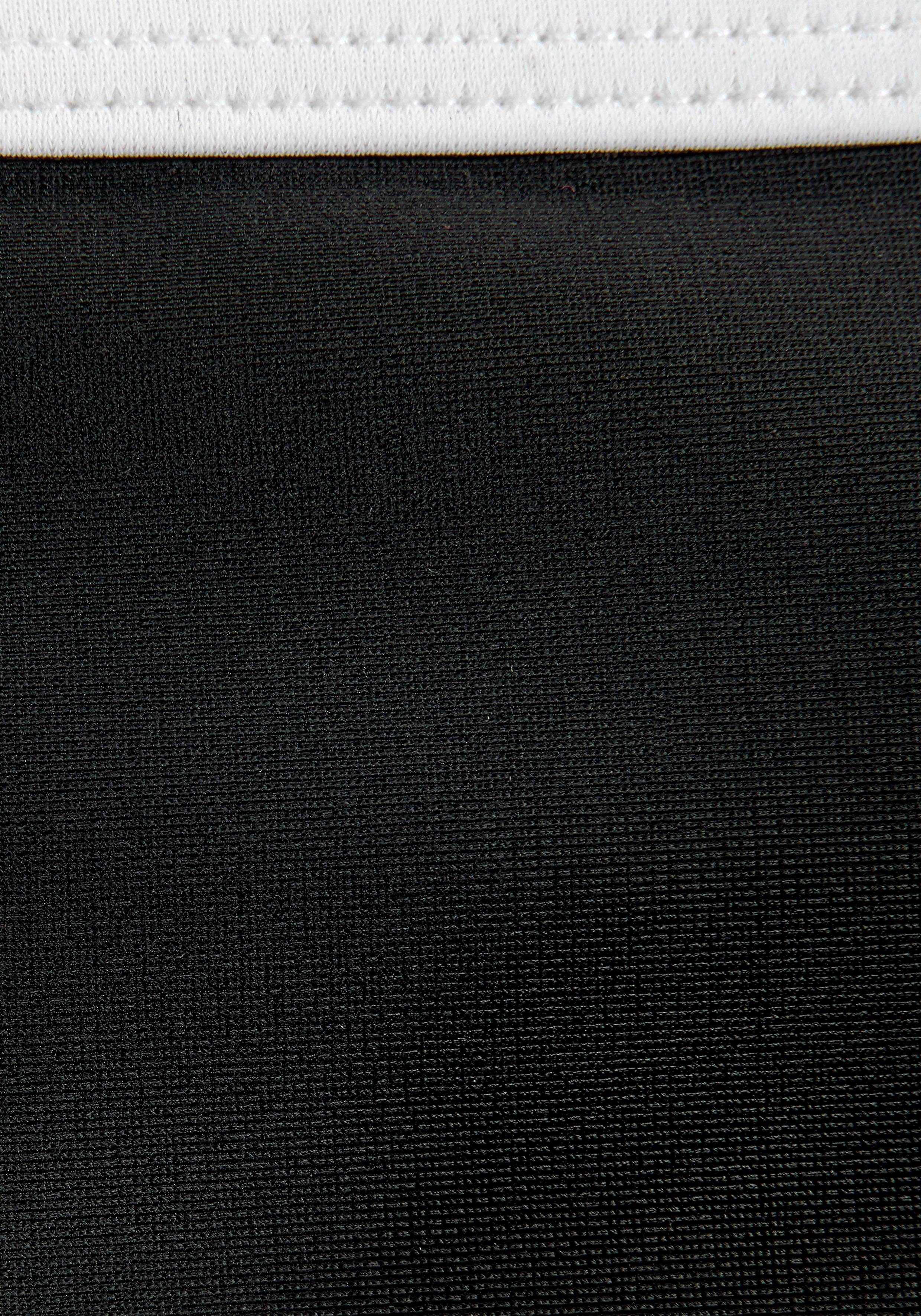 Bench. Hose Logoprint und an Triangel-Bikini schwarz-weiß Top mit
