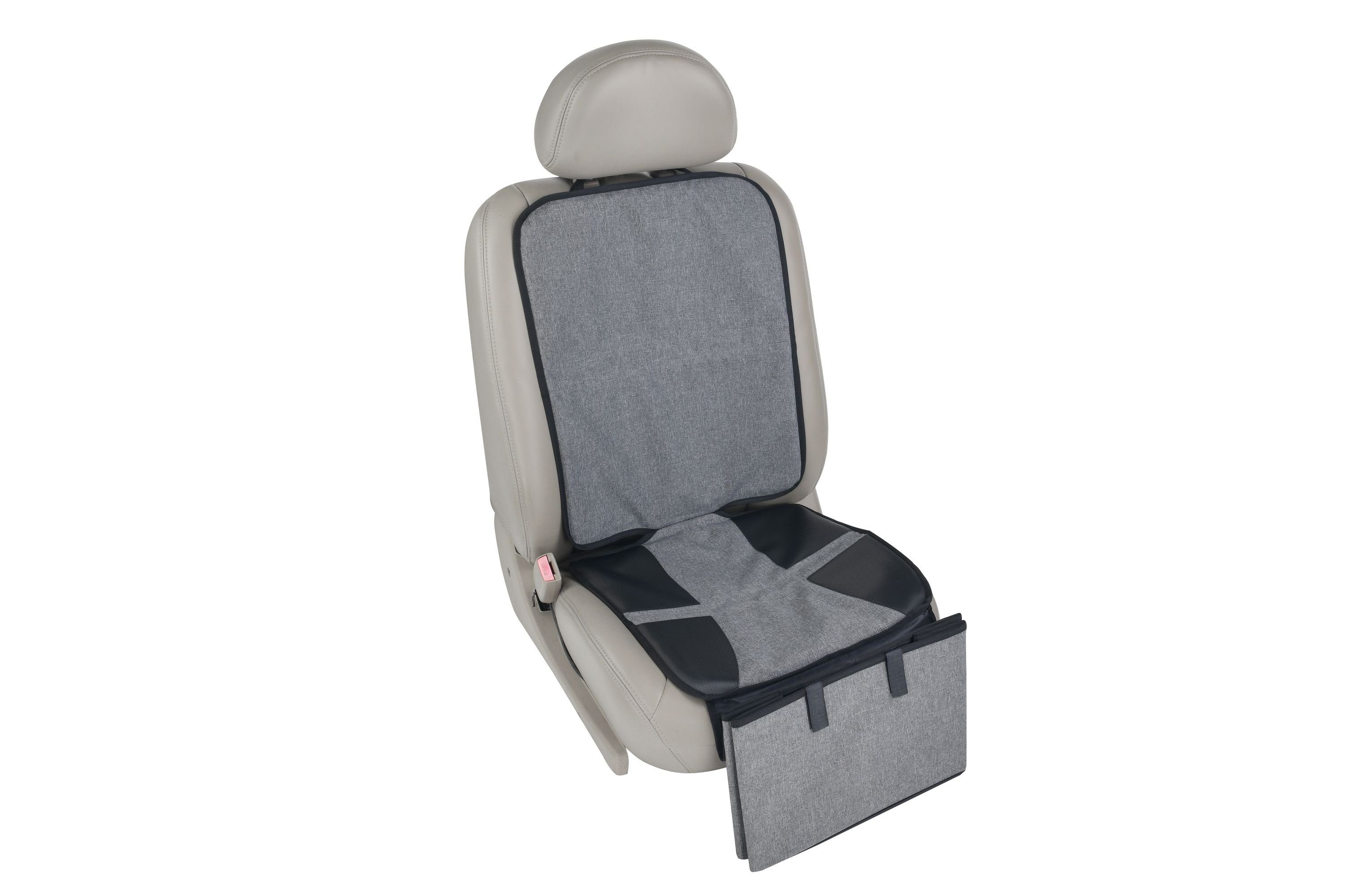 Altabebe Autokindersitz Altabebe Autositzauflage mit Fußstütze LBH 27x45x10.50 cm grau