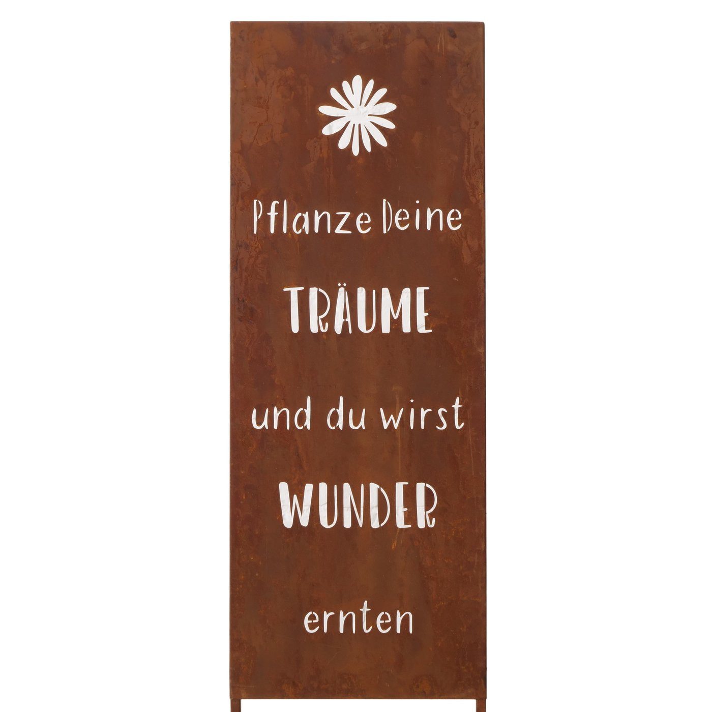 BOLTZE Gartenstecker Gartenstab aus Metall "Träume und Wunder" 118 cm von Boltze - Gartende