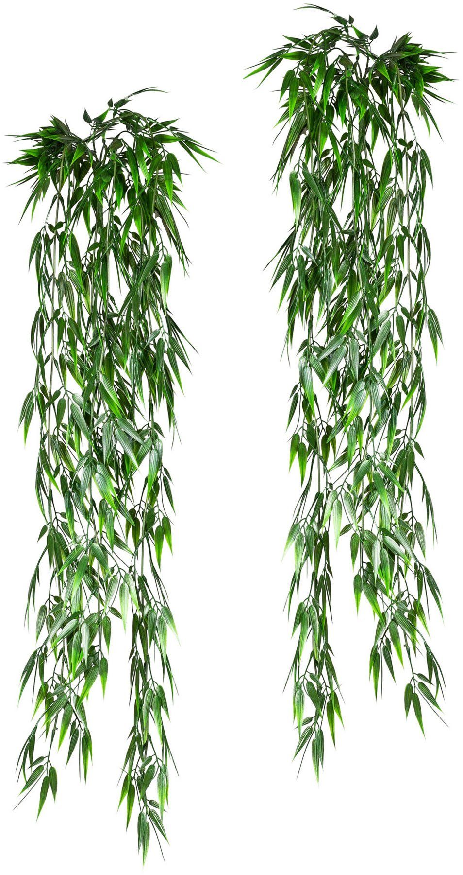 Kunstranke Bambushänger Bambus, Creativ cm 90 Höhe green