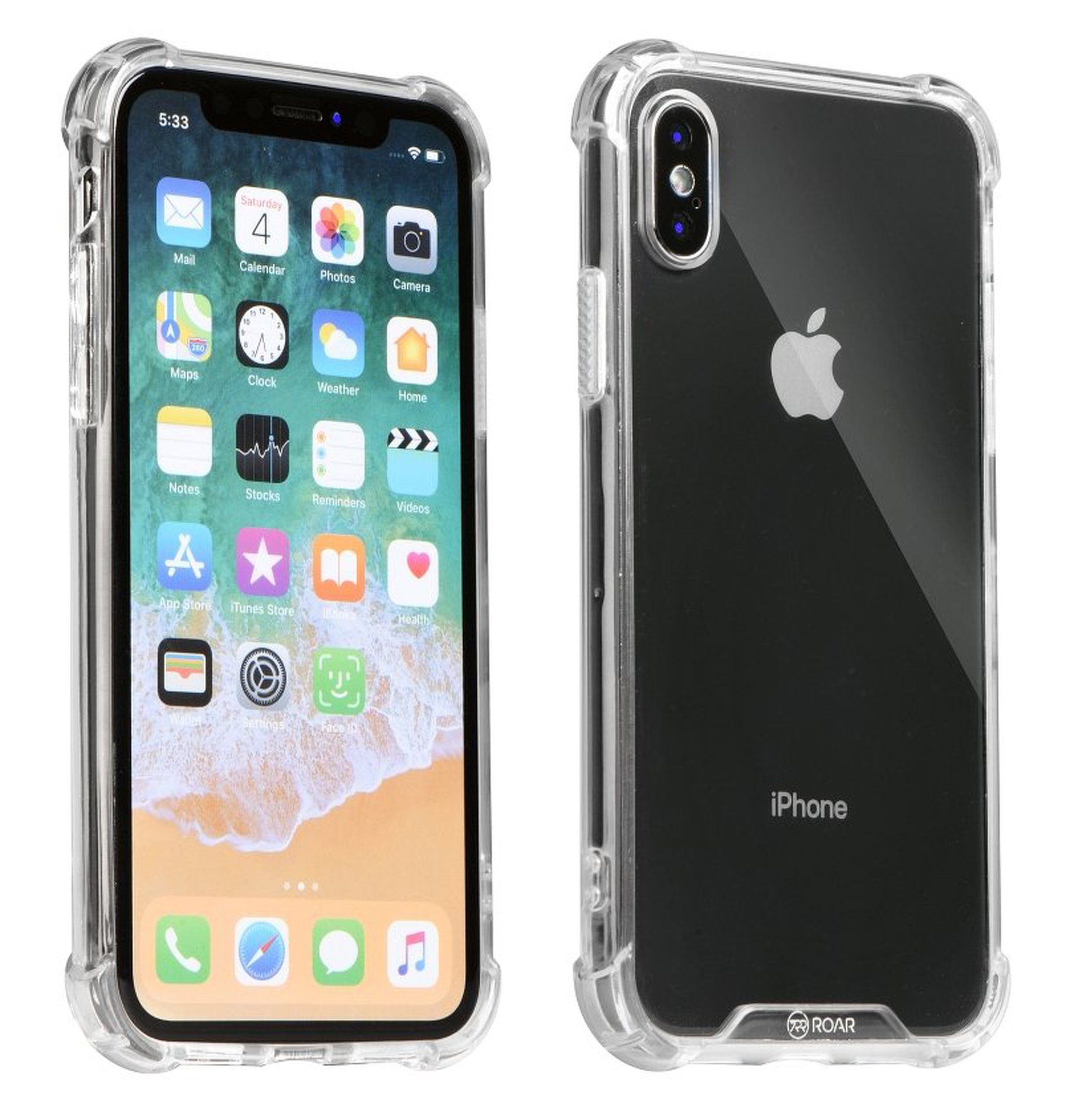 cofi1453 Bumper cofi1453® Panzerhülle Bumper Roar Armor SchutzHülle für iPhone 11 Silikon Hülle Zubehör Tasche Panzerschale in Transparent