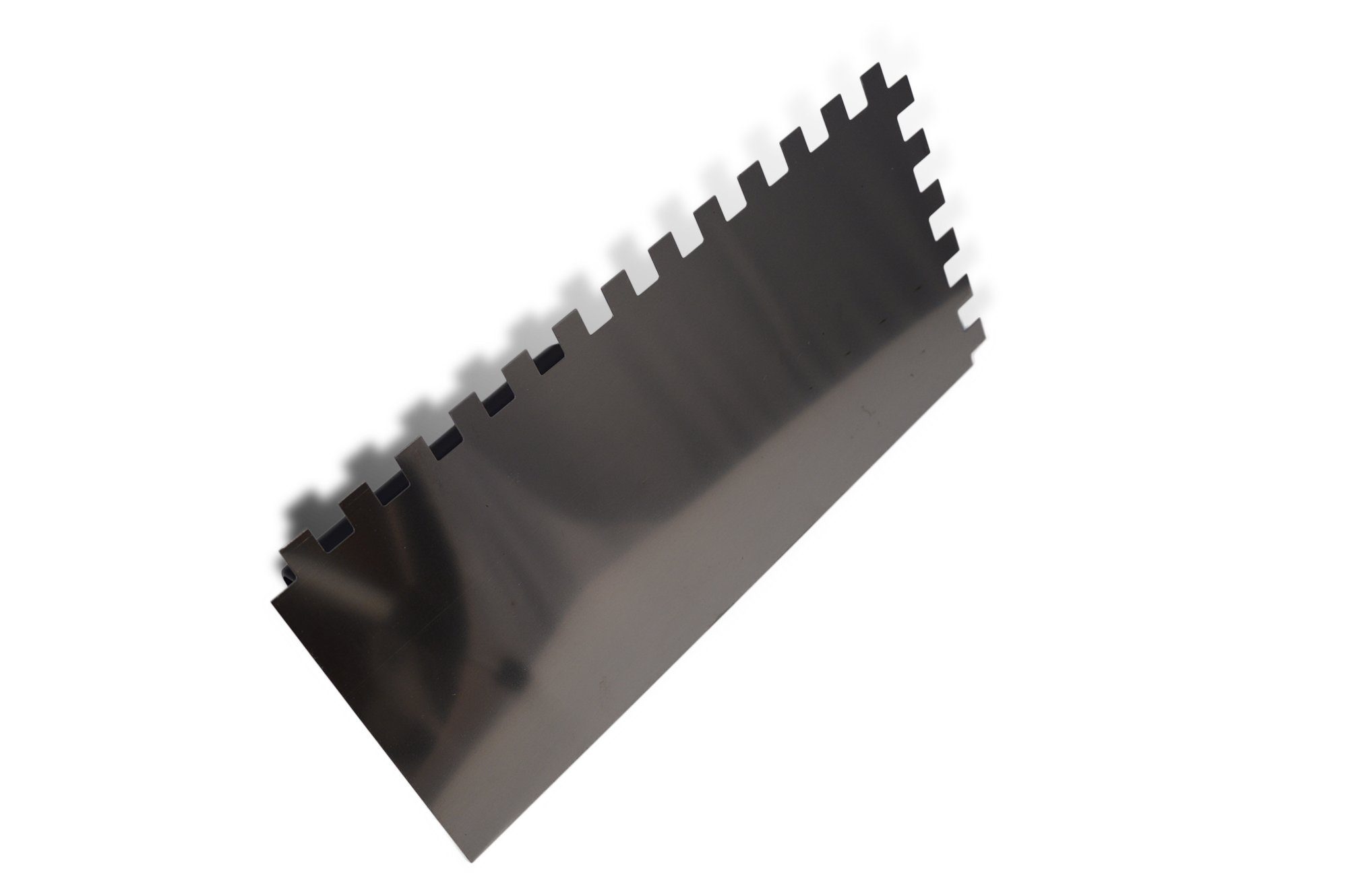 Premium tools Zahnkelle Edelstahl Zahnkelle Zahnspachtel Kelle Glättekelle Zahnung Traufel (1-St)