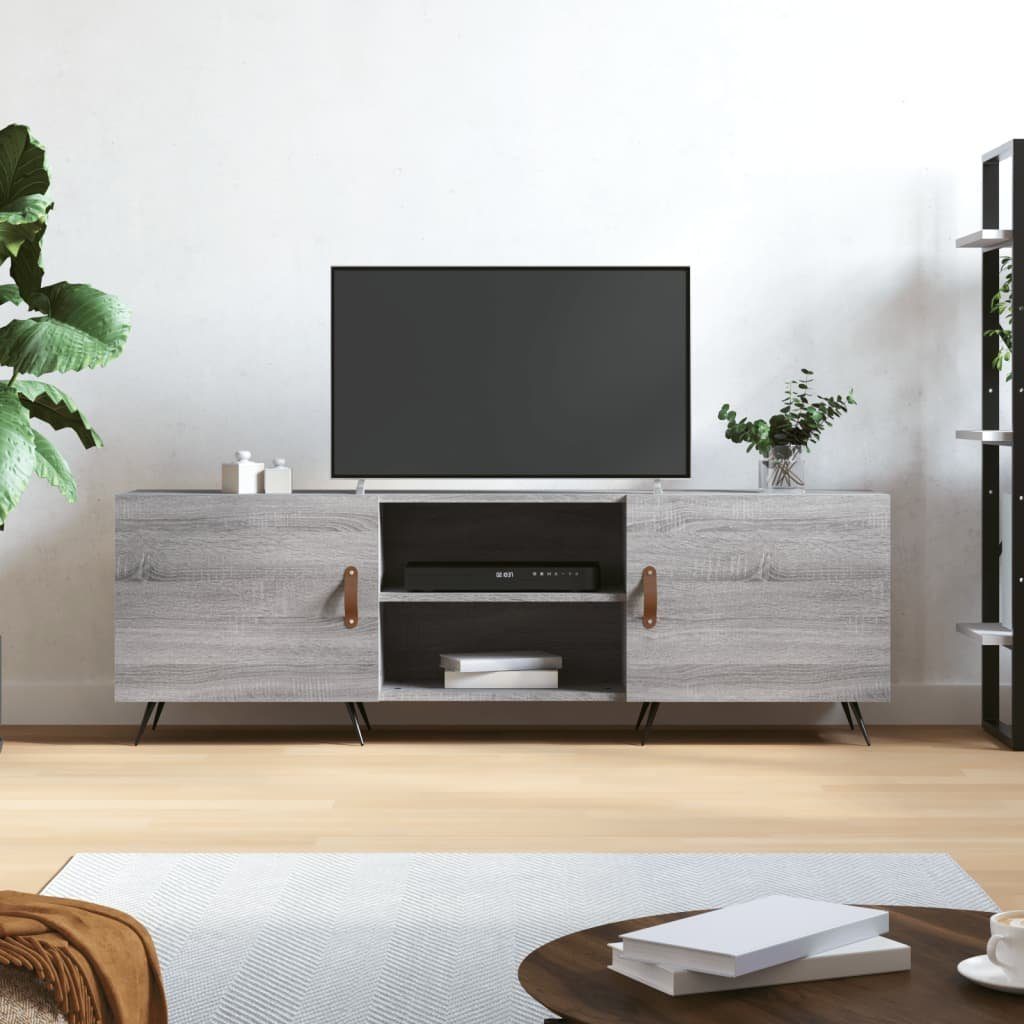 furnicato TV-Schrank Grau Holzwerkstoff cm 150x30x50 Sonoma