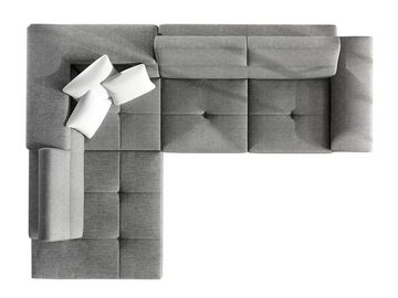 MIRJAN24 Ecksofa Cotere, mit Schlaffunktion und Bettkasten, Polsterecke mit Einstellbare Kopfstützen, L-Form Sofa