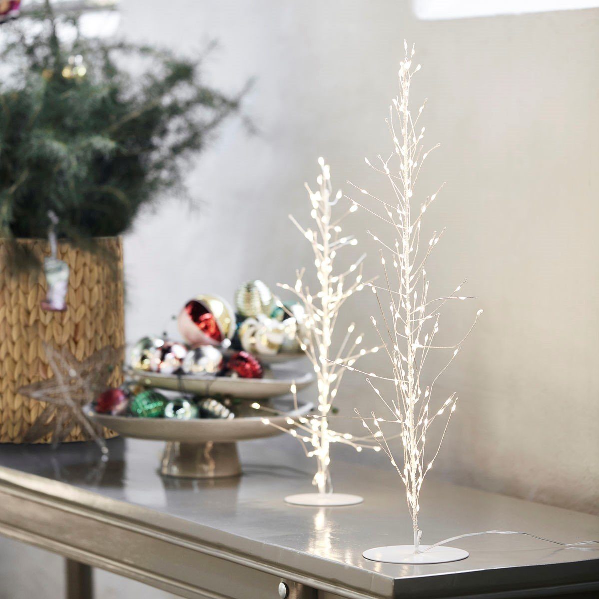 House Doctor Christbaumschmuck »House Doctor Weihnachtsbaum GLOW mit LED  weiß«