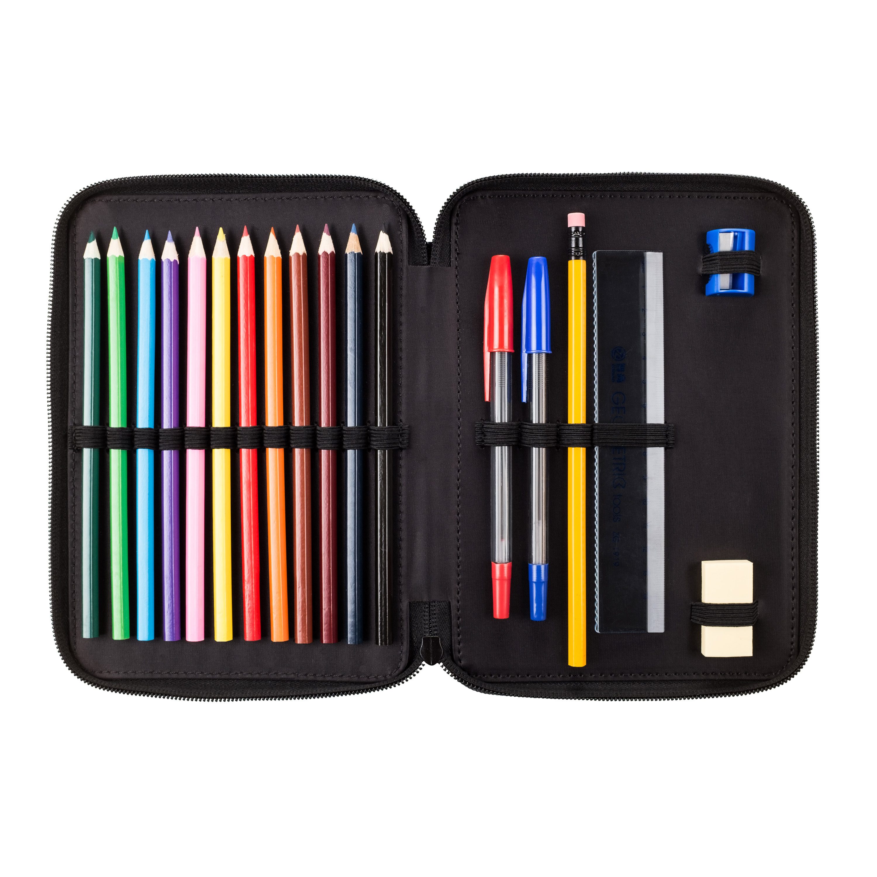 Mr. & Mrs. Panda Federmäppchen Avocado Kern, Federmäppchen, Gelb Pastell, Schlampermäppchen, Mäppche, (Packung, 1-tlg)