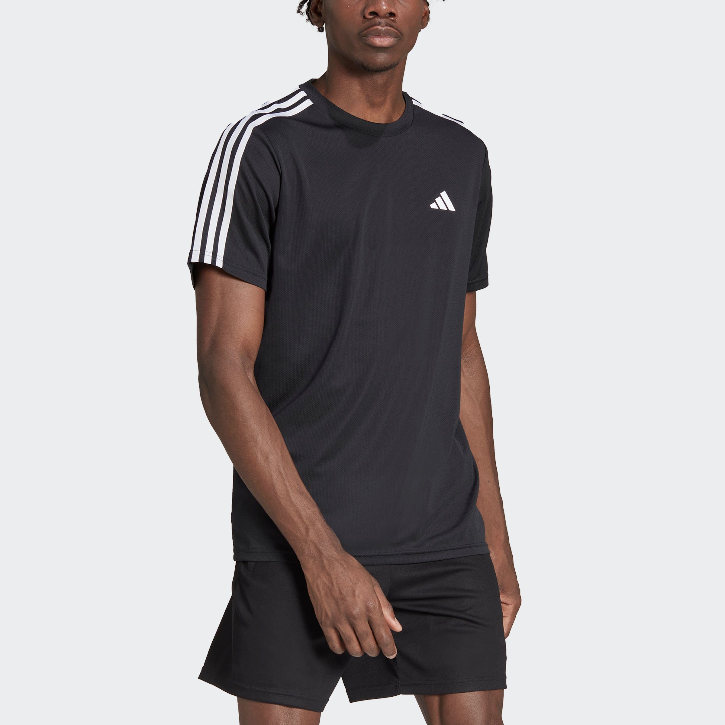 adidas Performance T-Shirt TR-ES BASE Black / 3S T White