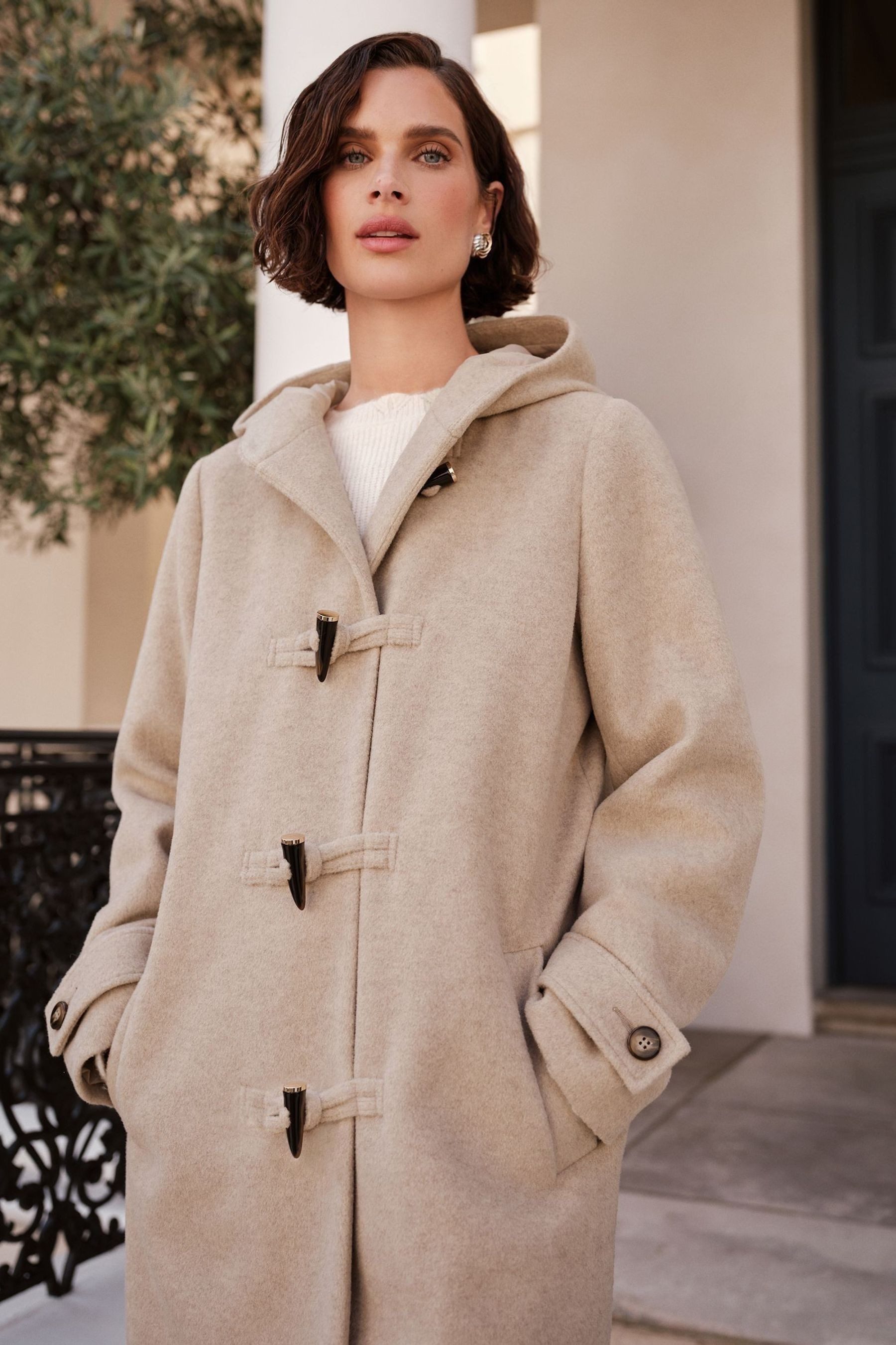 Love & Roses Dufflecoat Love & Roses Dufflemantel (1-tlg)