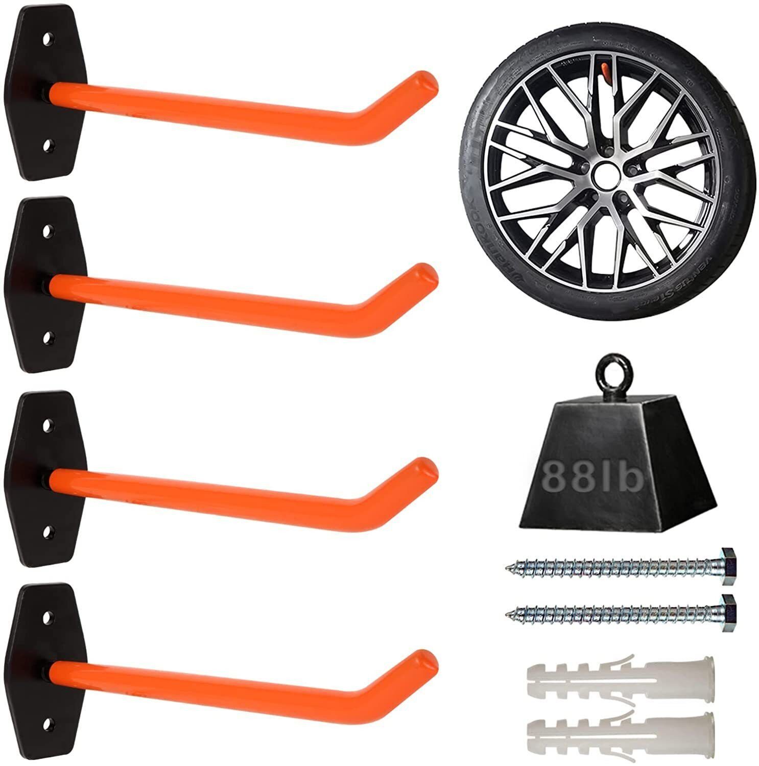 Wandhalterung Reifen Wandhalterung 4er Set Wandhalterung für Reifen Tire Bracket