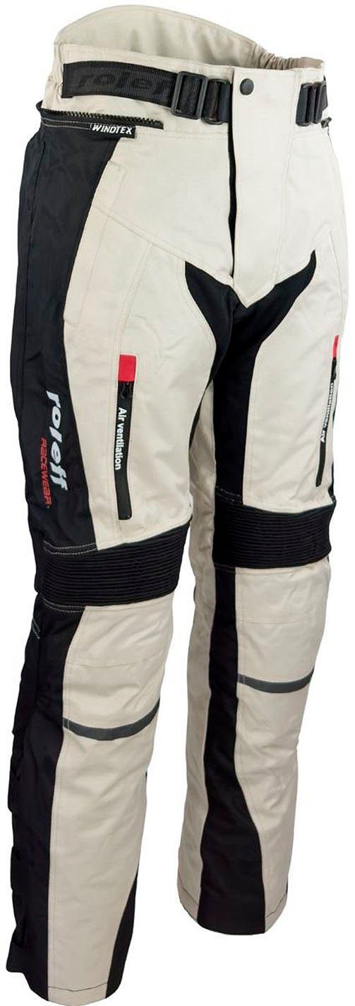 roleff Motorradhose Memphis wind- und wasserdicht, atmungsaktiv