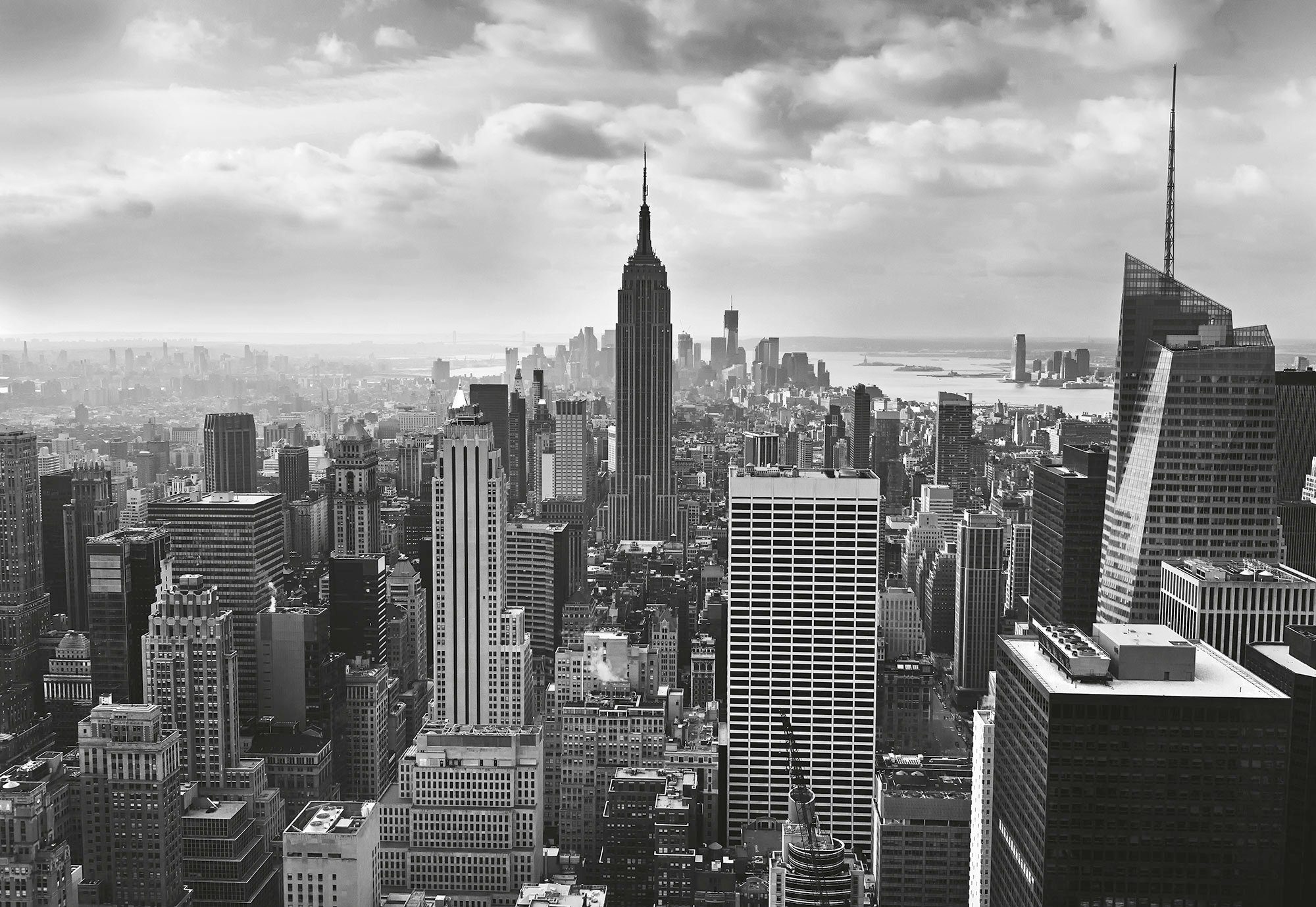 Komar Fototapete NYC Black And White, (1 St), 368x254 cm (Breite x Höhe),  inklusive Kleister