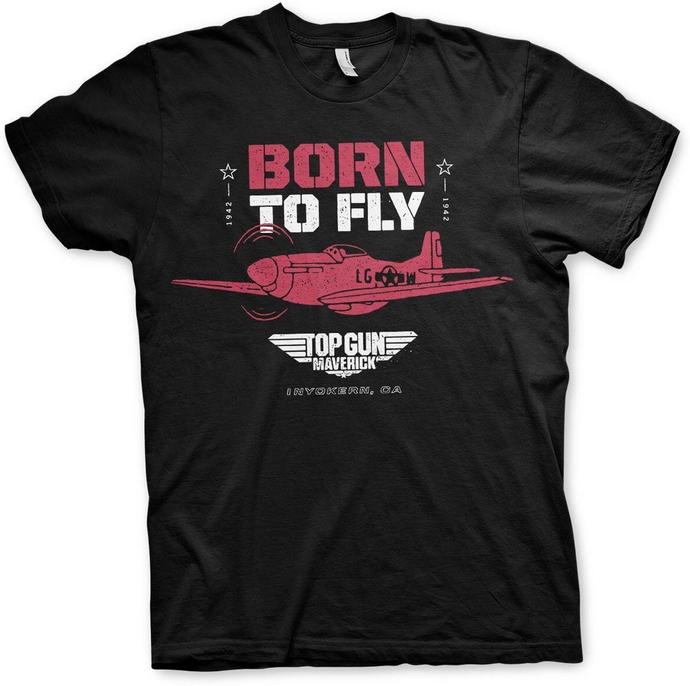 TOP GUN T-Shirt Born To Fly Big Tall T-Shirt günstig online kaufen