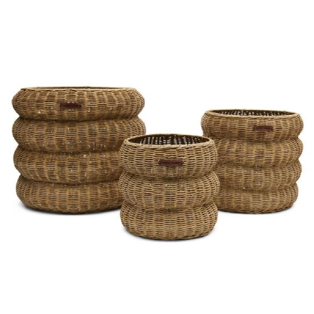 Rivièra Maison Servierschale Korb-Set Menaggio Basket Set (3-teilig)