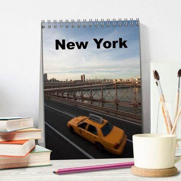 CALVENDO Wandkalender New York (Tischkalender 2024 DIN A5 hoch), CALVENDO Monatskalender